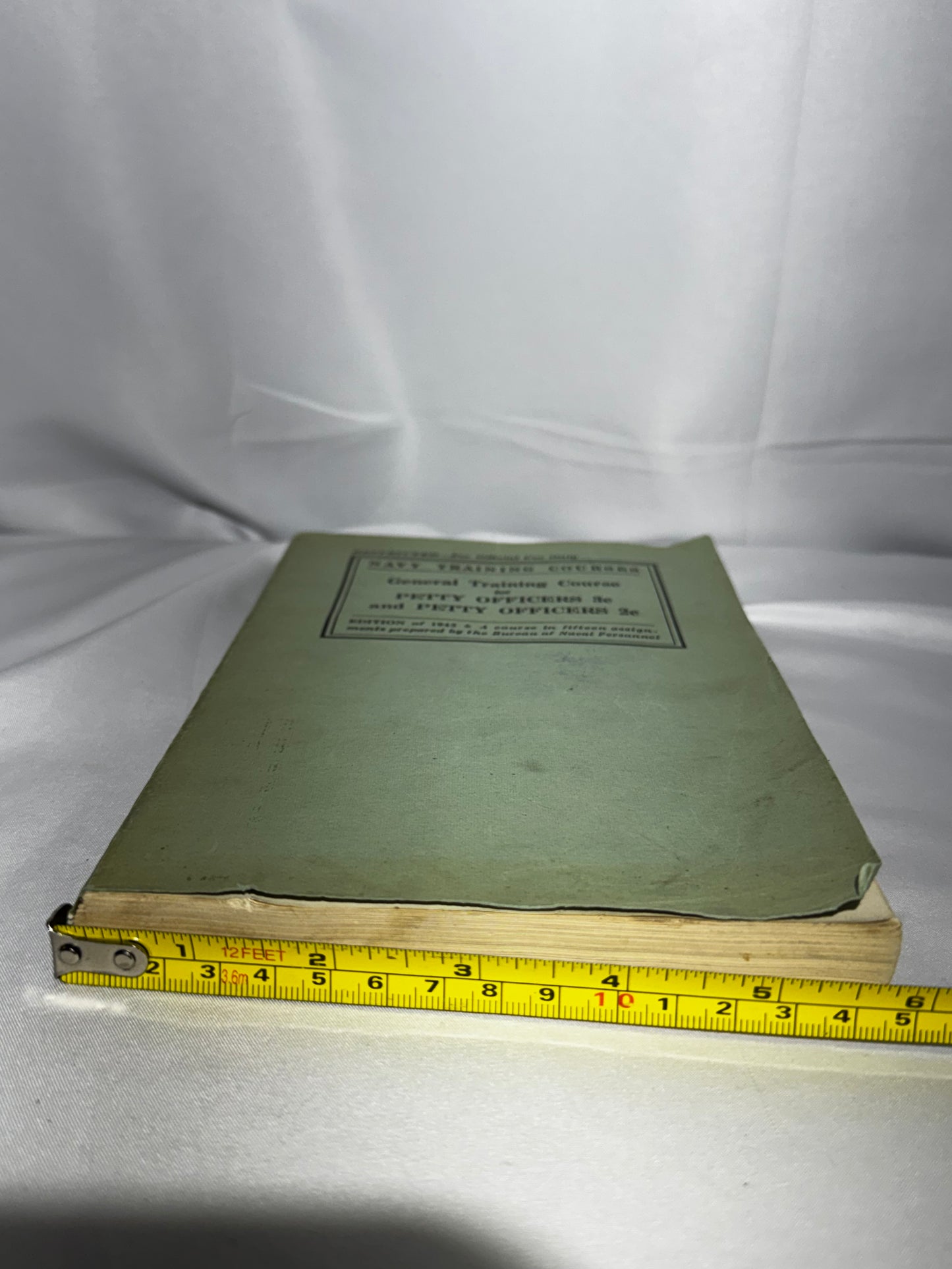 Vintage 1942 U.S. Navy General Training Course Petty Officers 3C & 2C WWII Manual - book