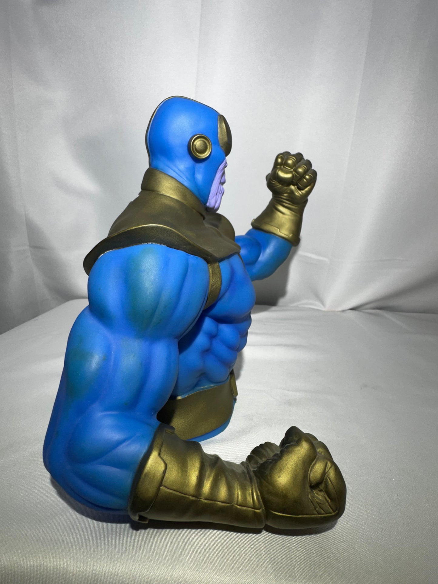 Marvel Thanos Infinity Gauntlet PVC Bust Coin Bank Monogram Direct #67952