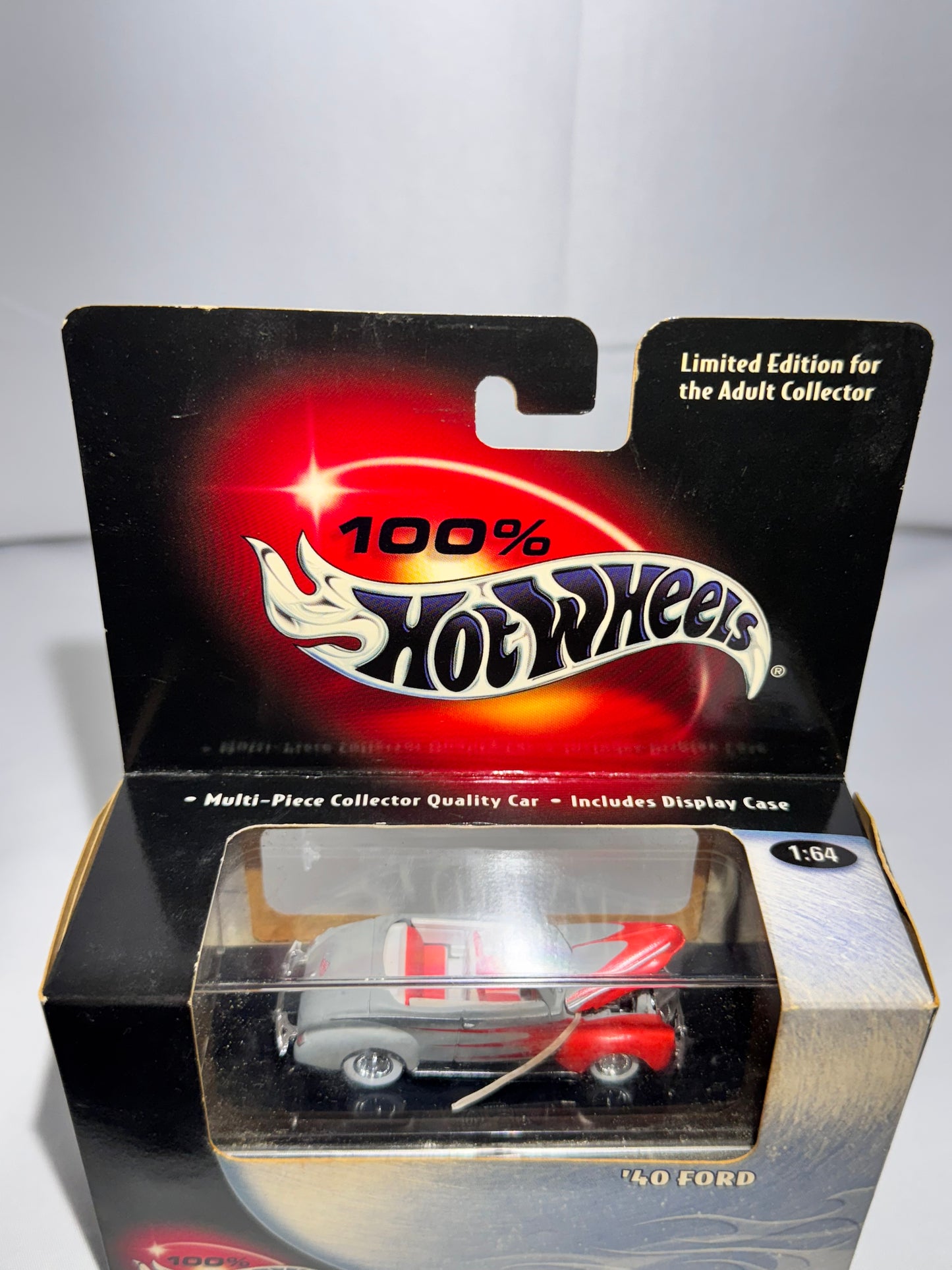 Hot Wheels 1940 Ford – Gray & Red Limited Edition Diecast (Mattel)