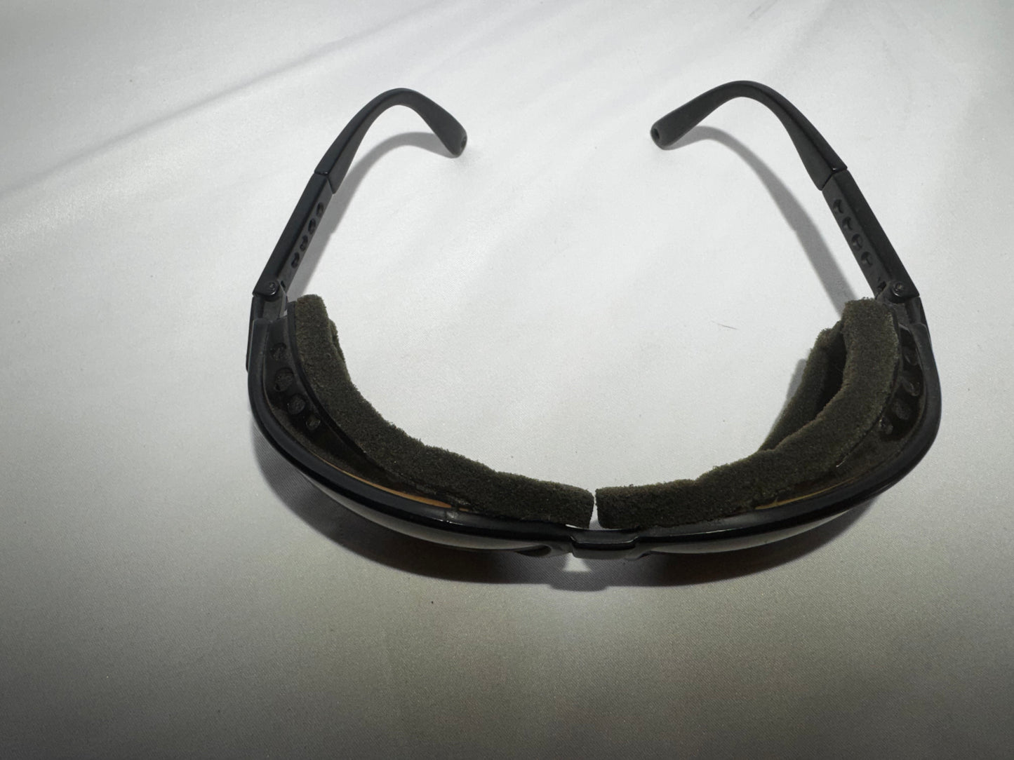 Vintage 7eye by Panoptx Motorcycle Dry Eye Sunglasses AirShield w/ Case & Extra Earpieces
