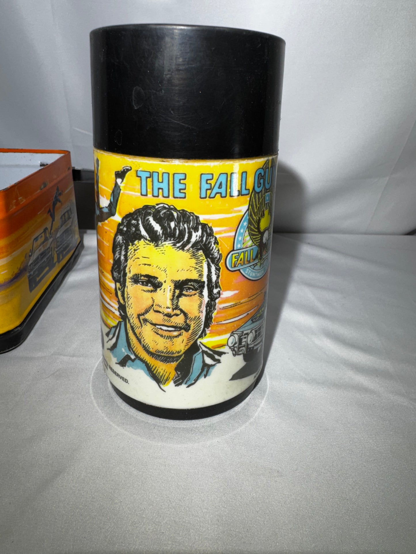 Vintage 1981 The Fall Guy Metal Lunch Box with Original Thermos – Aladdin Industries