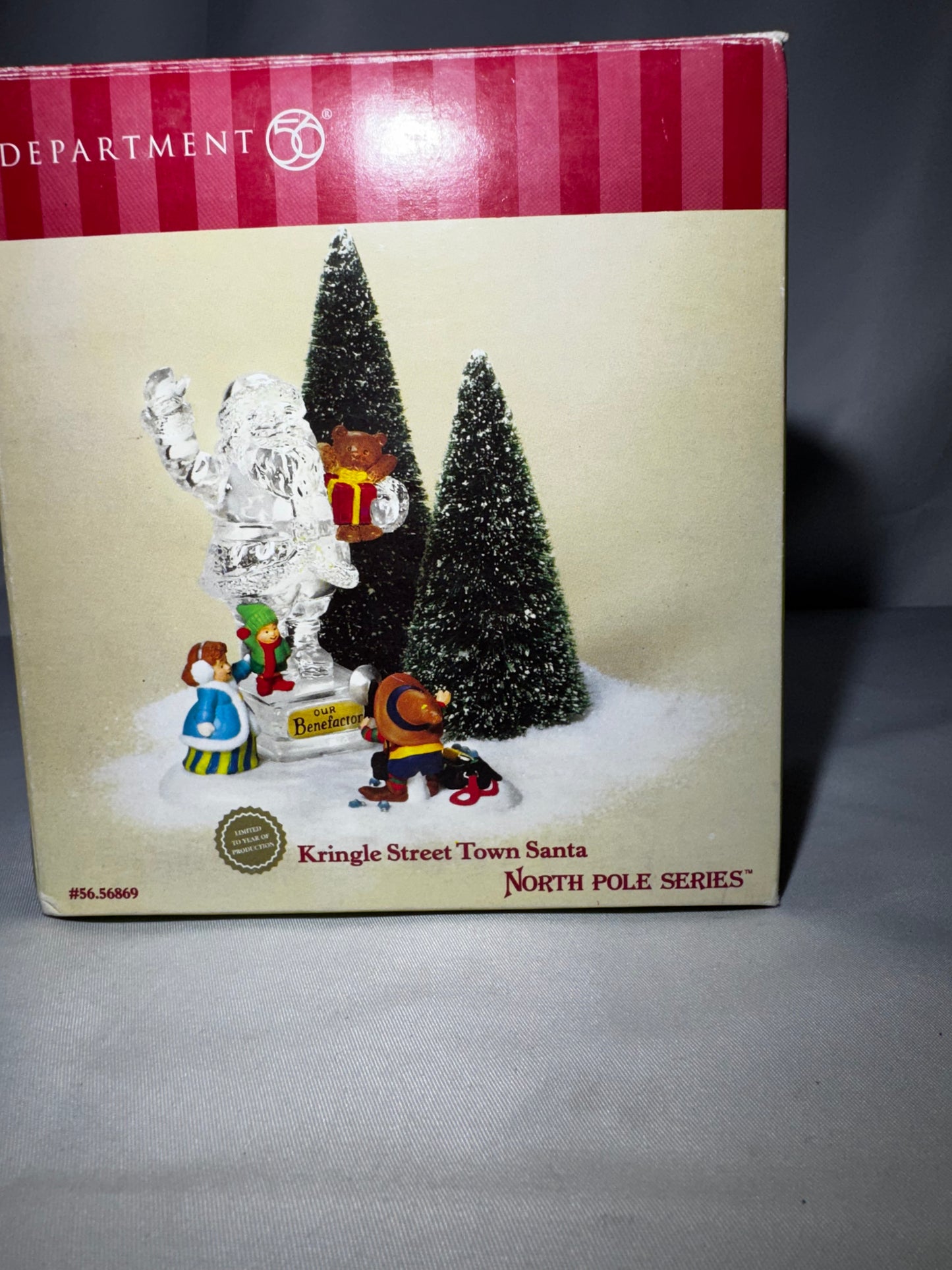 Department 56 North Pole Village Kringle Street Town Santa #56.56869 Retired w/ Box