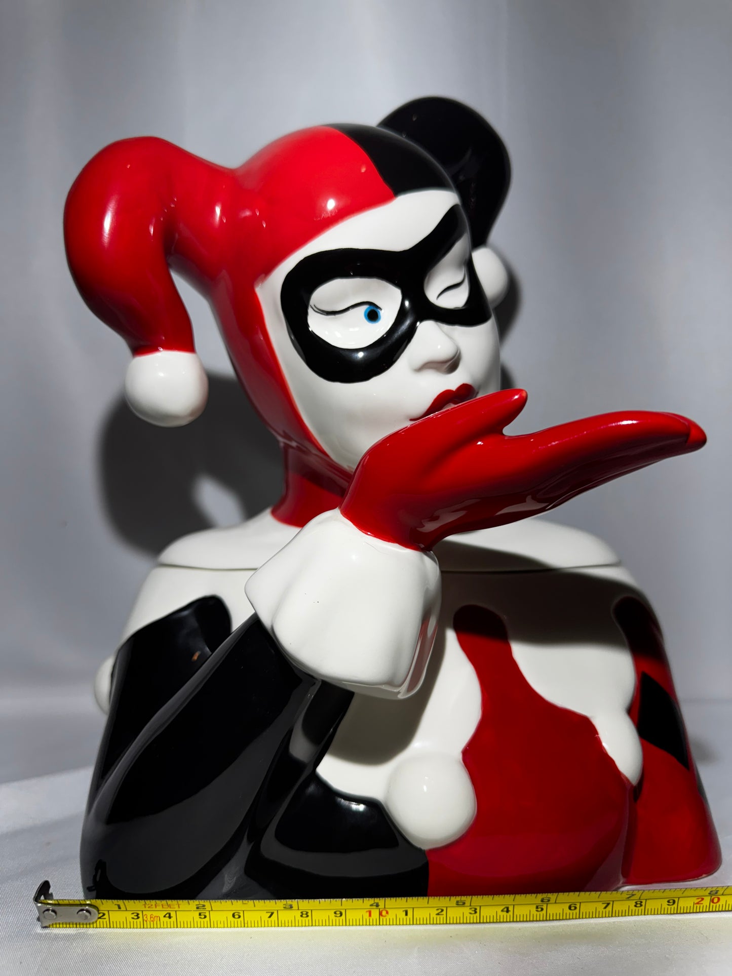 DC Comics Batman Harley Quinn Ceramic Cookie Jar Westland Giftware #25593 w/ Original Box