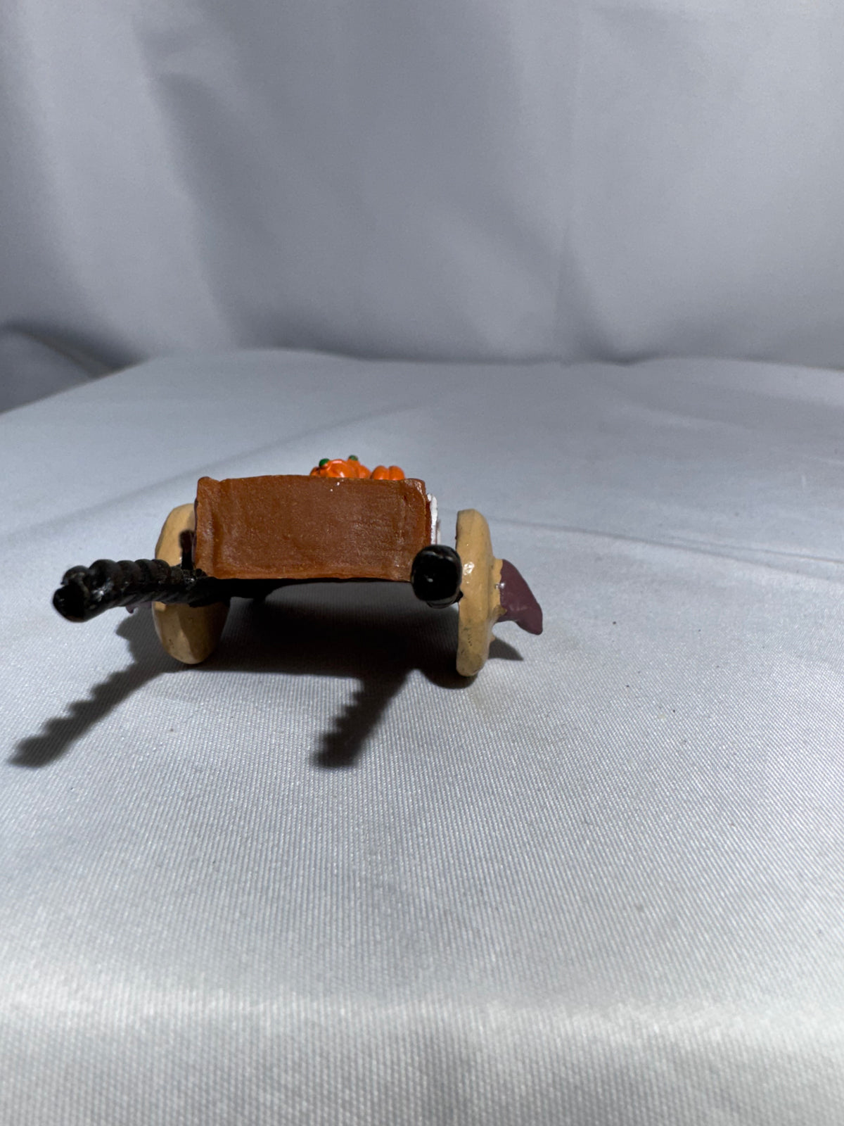 Lemax Sugar N’ Spice Pumpkin Wagon #52123 — Vintage 2005 Halloween Village accessory