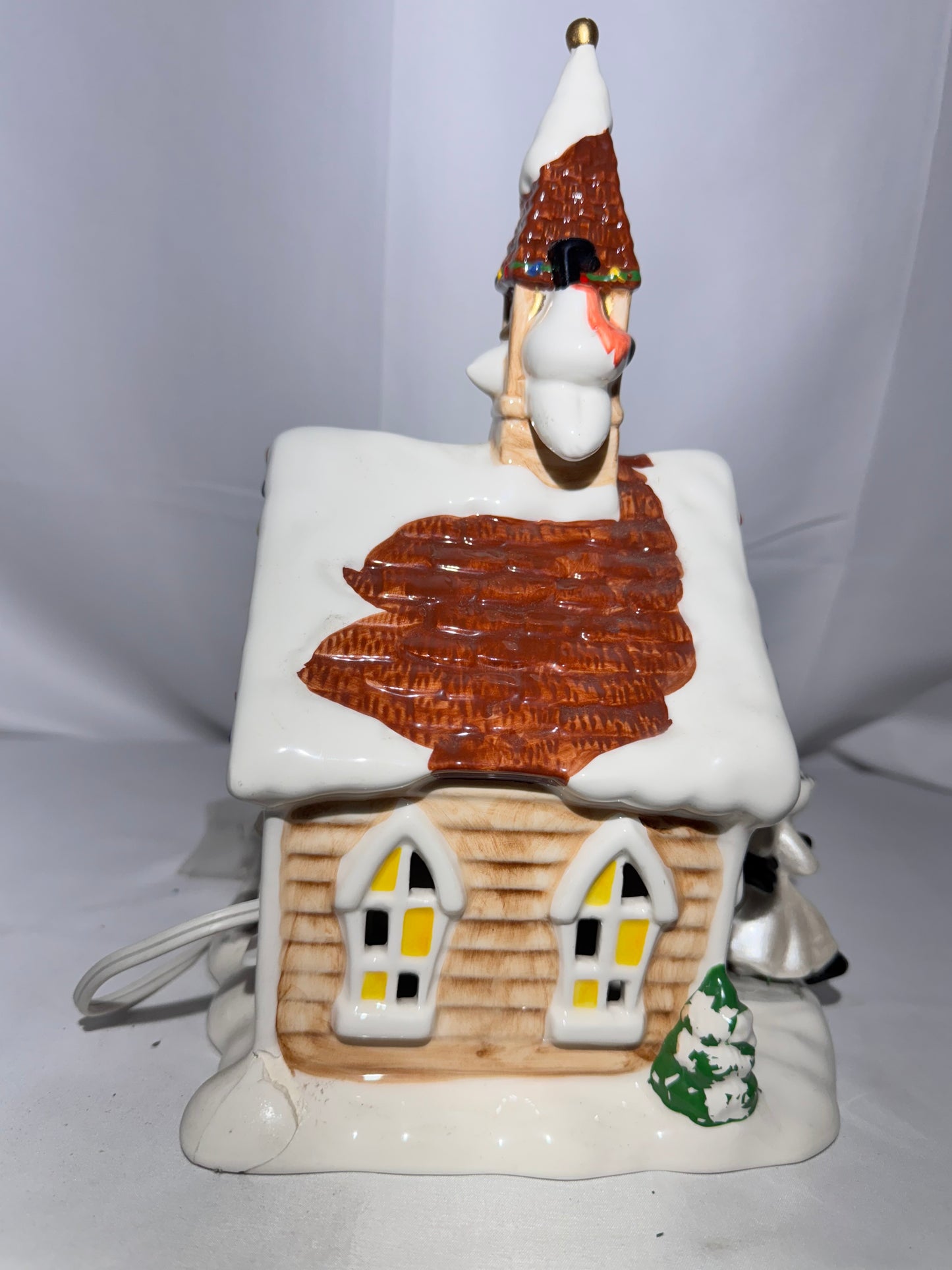 Looney Tunes Christmas Village Church – Penelope Wedding & Sam Sheepdog Warner Brothers