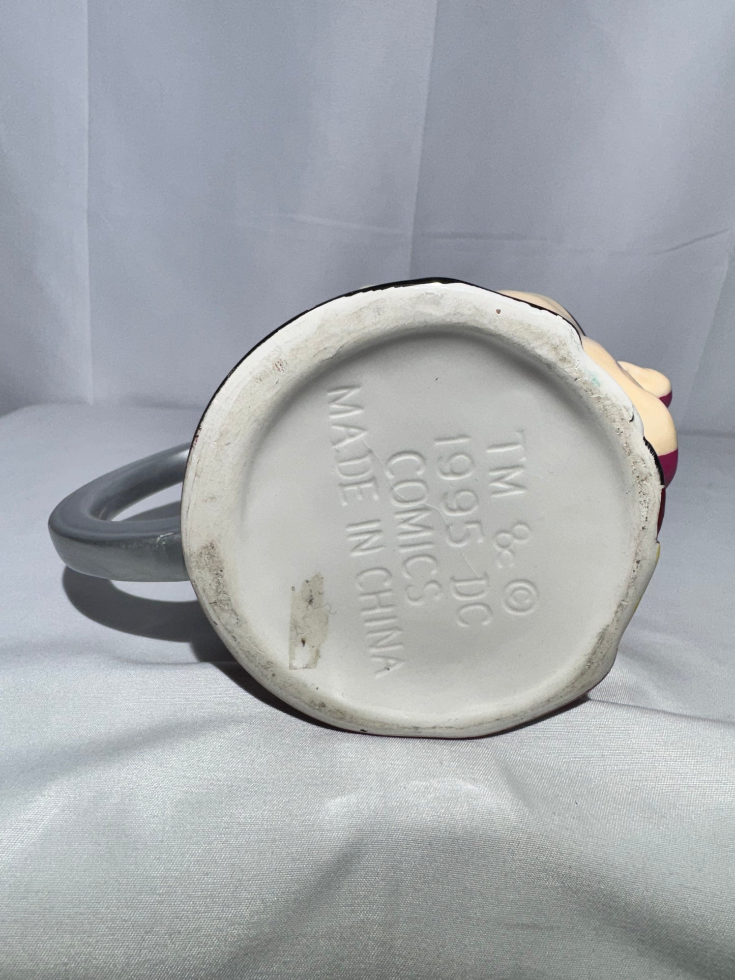 Vintage 1995 DC Comics Two-Face 3D Ceramic Mug – Applause – Batman Forever Collectible