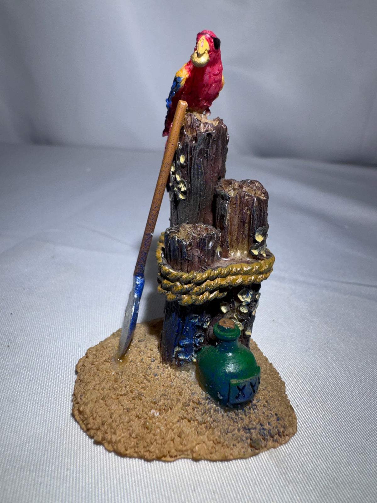 Lemax Spooky Town “First Mate Second” Parrot Figurine – 2007 – RETIRED