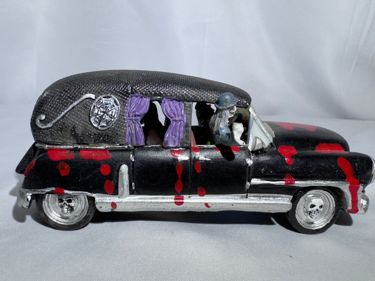 Lemax Spooky Town “Haunted Hearse” Figurine #93711 – 2009 Retired Halloween