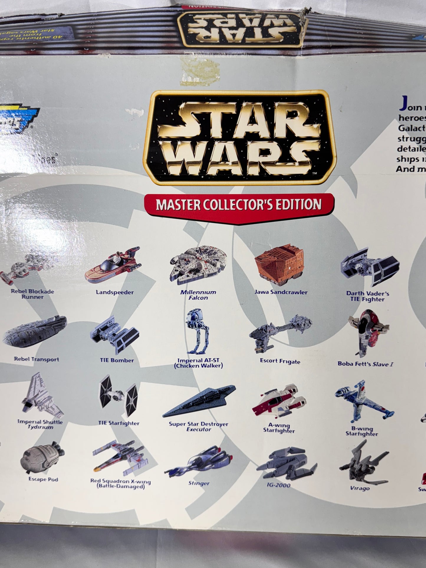 Star Wars Master Collector’s Edition Micro Machines Set – 40 Authentic Replicas (1997 Galoob)