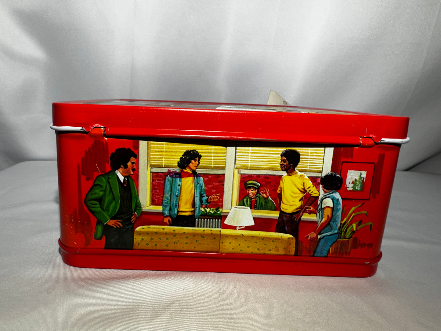 Vintage 1977 Welcome Back, Kotter Metal Lunchbox & Thermos w/ Tag Aladdin -NOS!