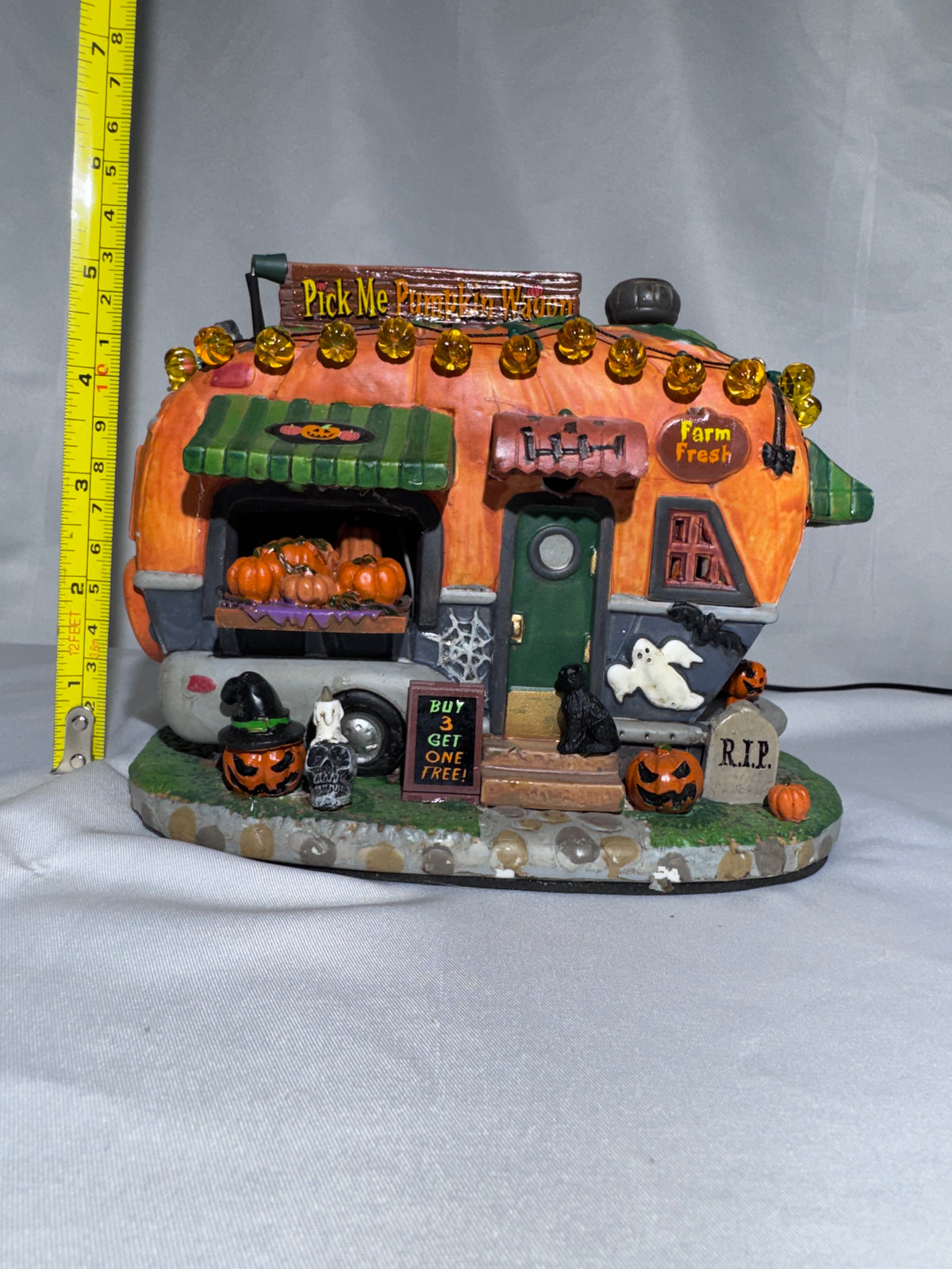 Lemax Spooky Town Pick Me Pumpkin Wagon #95444 – 2019 – Original Box