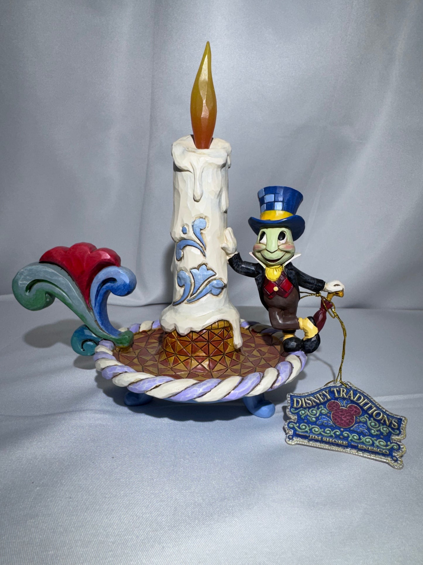 Disney Traditions Jiminy Cricket A Guiding Light Candle Jim Shore Enesco