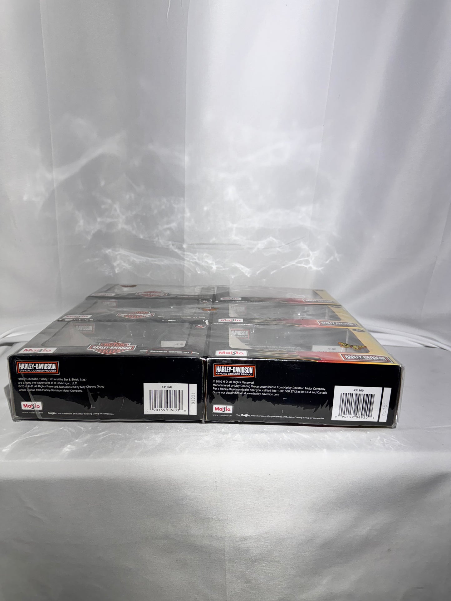 Harley-Davidson 2010 and 2012 Maisto 1:18 Scale Diecast Replica Set – Series 27 & 31 set of 6