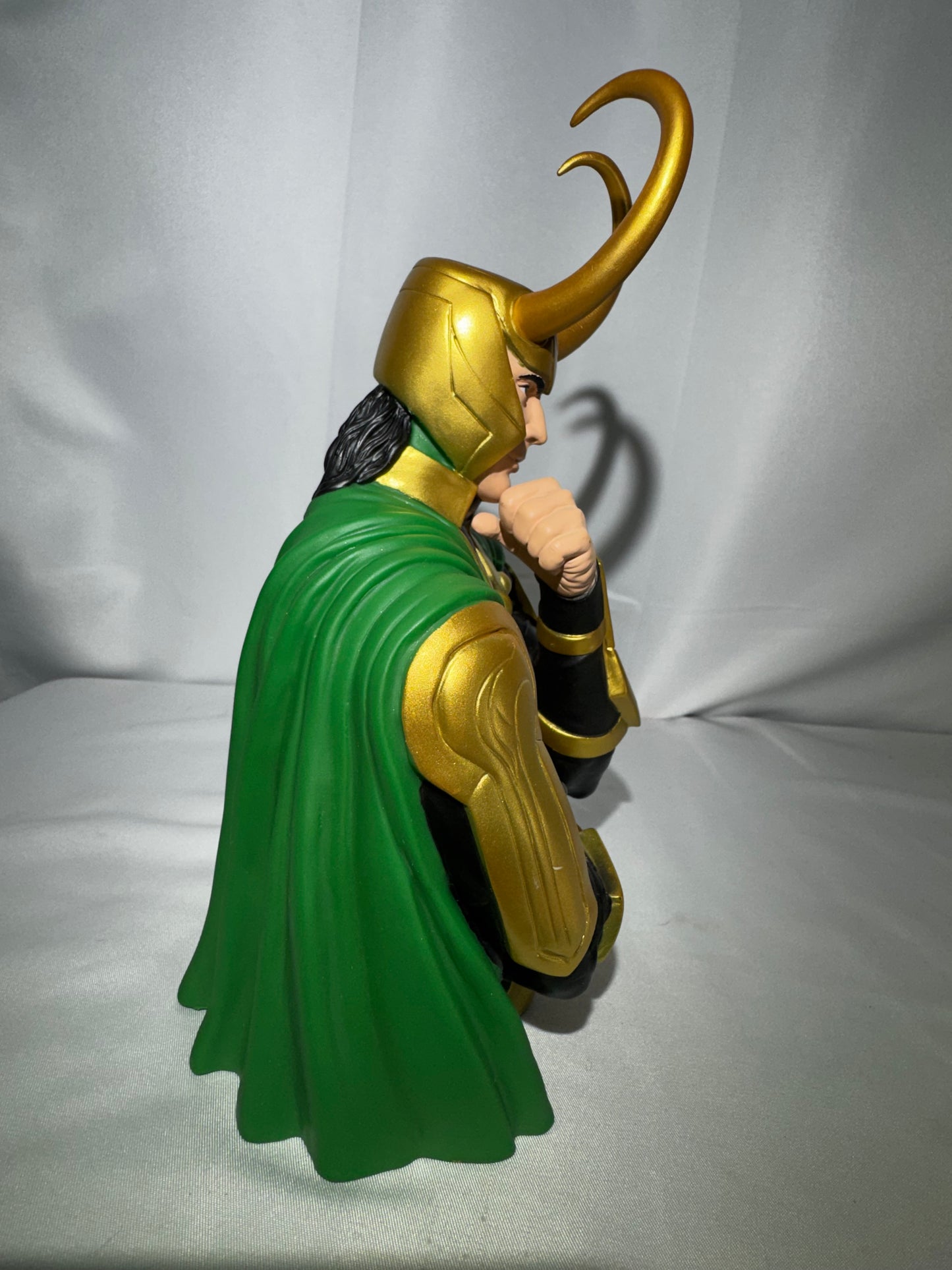 Marvel Loki PVC Bust Coin Bank Monogram Direct #68173
