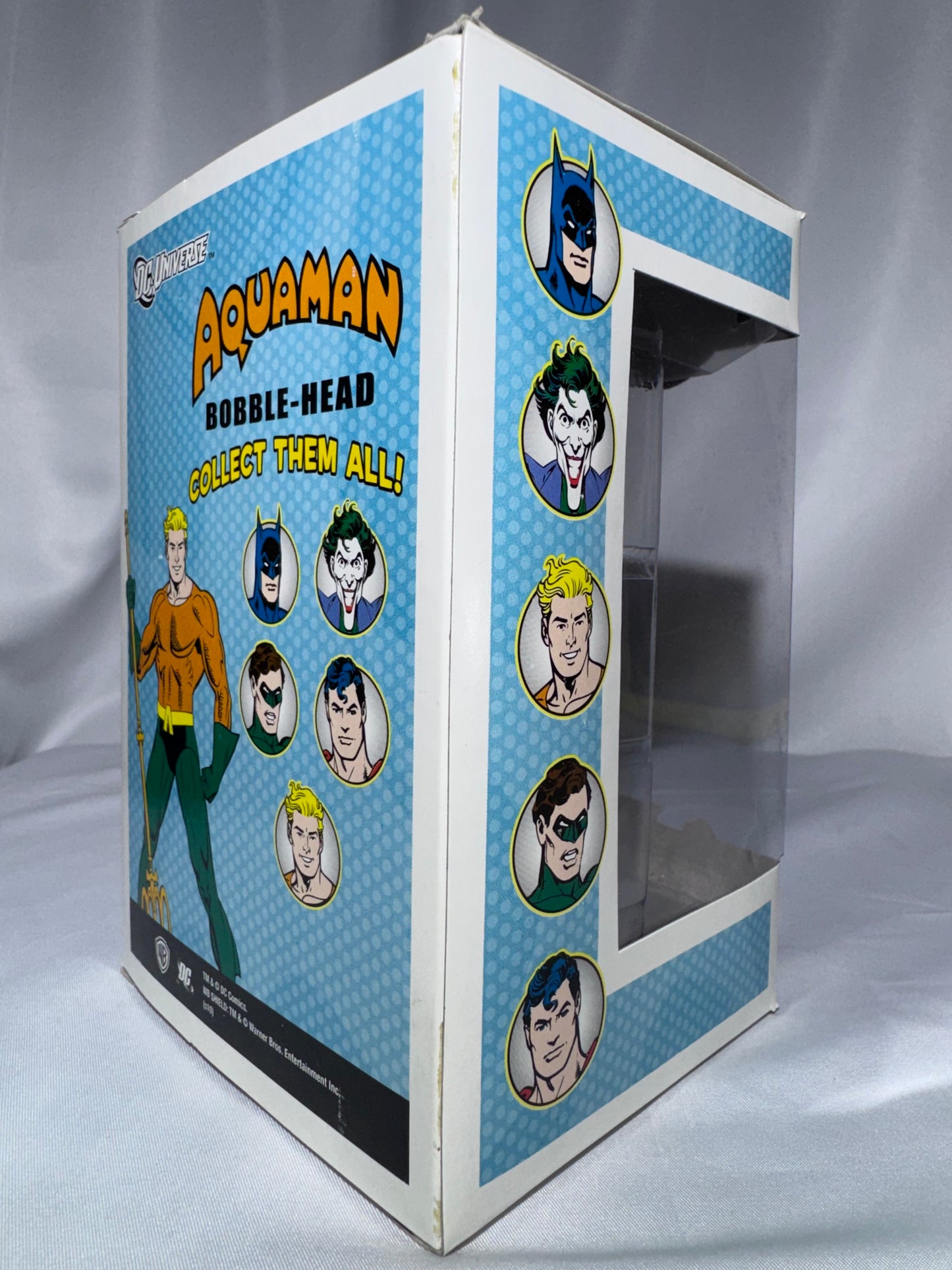 Vintage Funko Force DC Universe Aquaman Bobble-Head – 2010 – Original Box