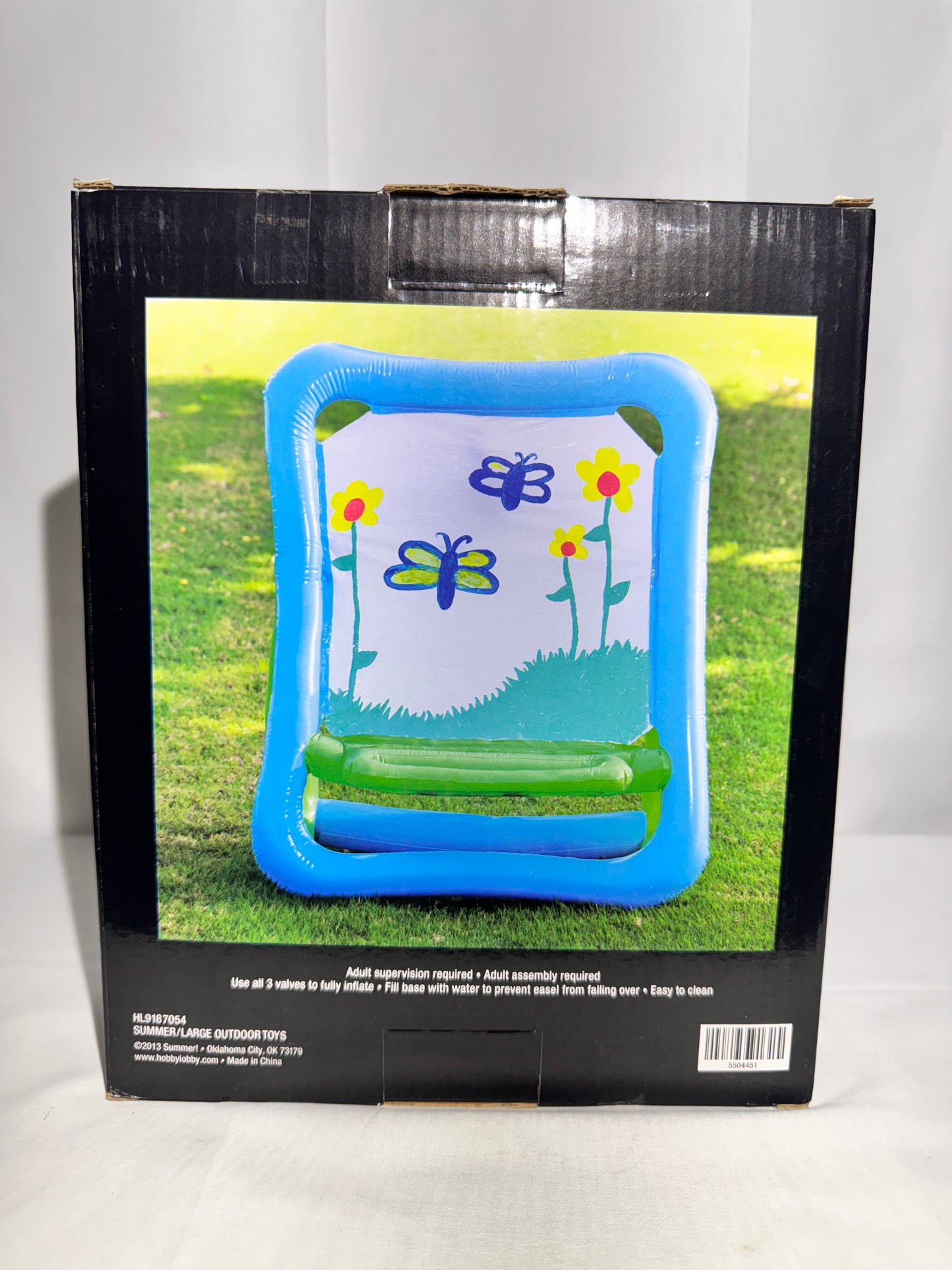 Inflatable Easel – Large Outdoor/Indoor Art Station – unopened Box