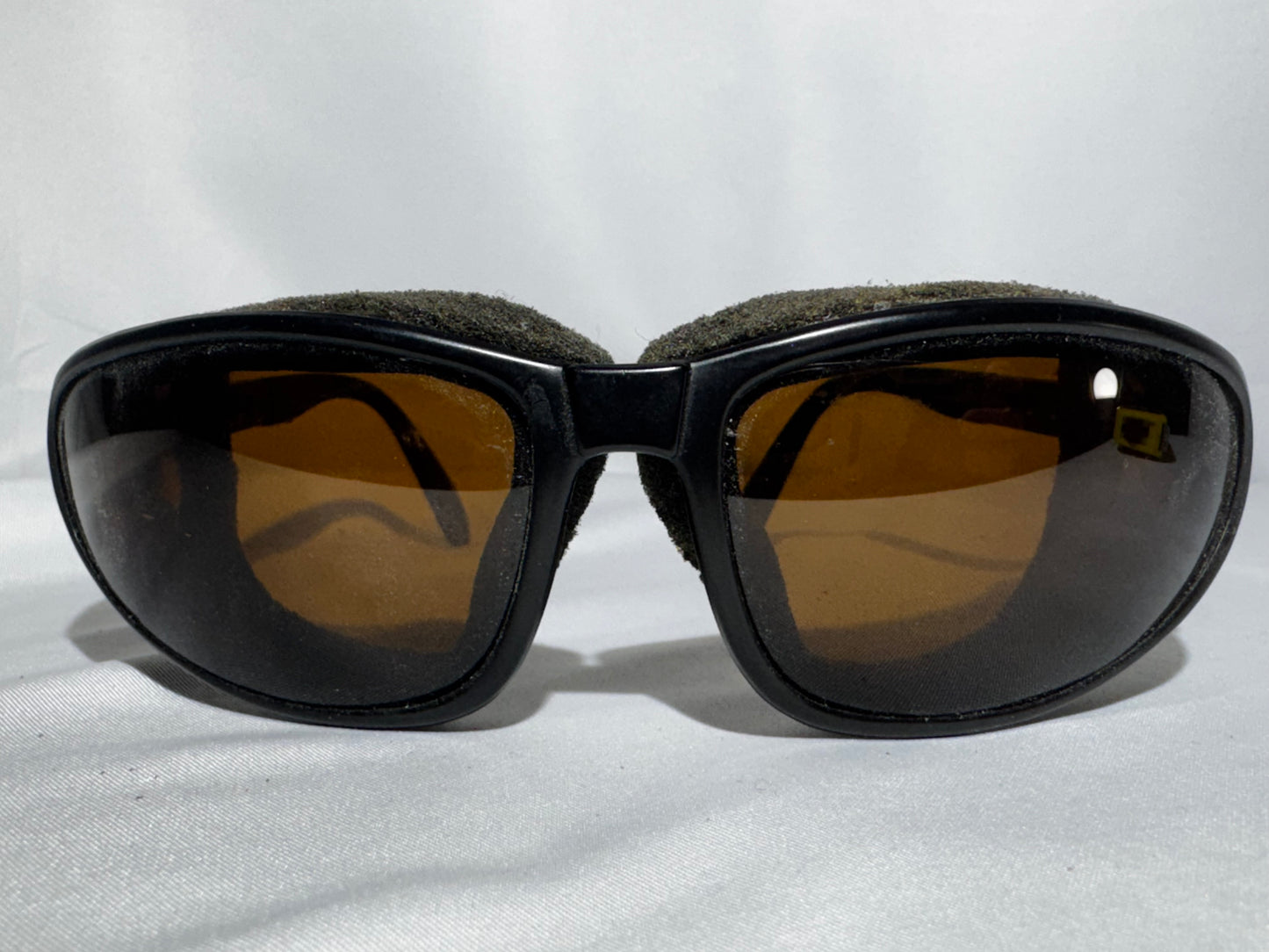 Vintage 7eye by Panoptx Motorcycle Dry Eye Sunglasses AirShield w/ Case & Extra Earpieces
