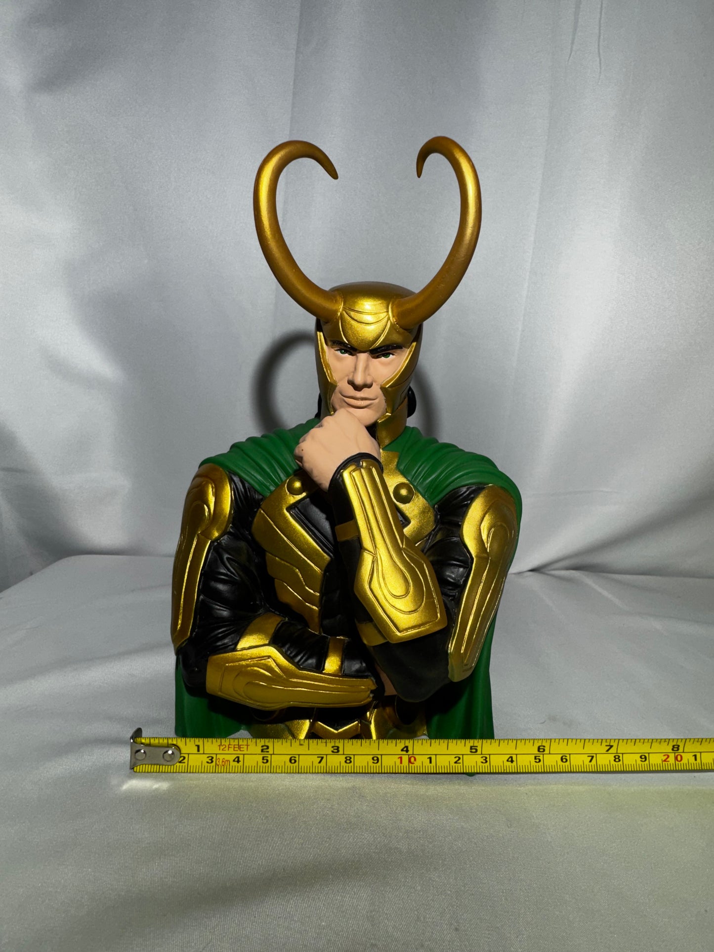 Marvel Loki PVC Bust Coin Bank Monogram Direct #68173