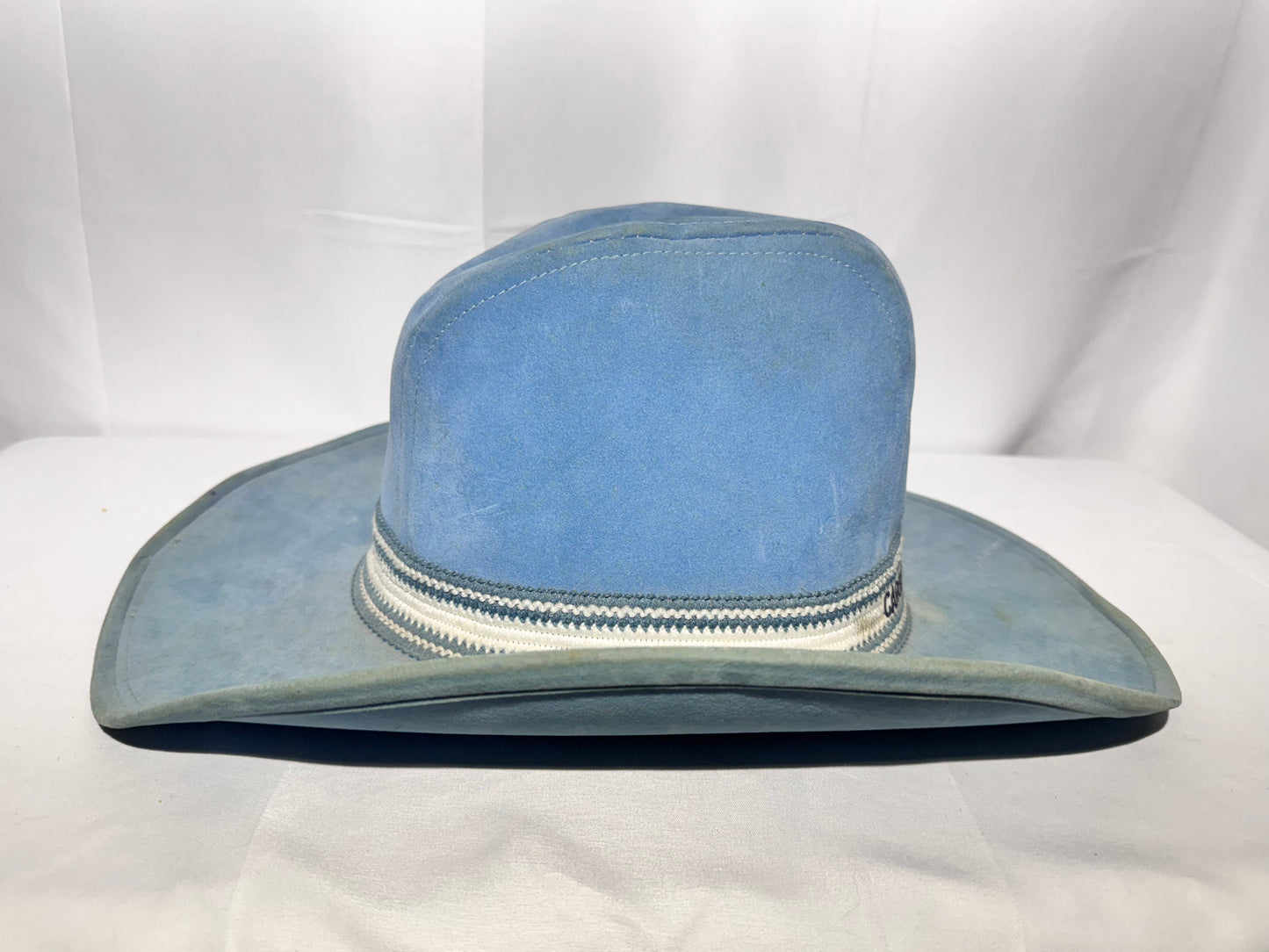 Vintage Carolina Tar Heels Suede Cowboy Hat – Size Medium