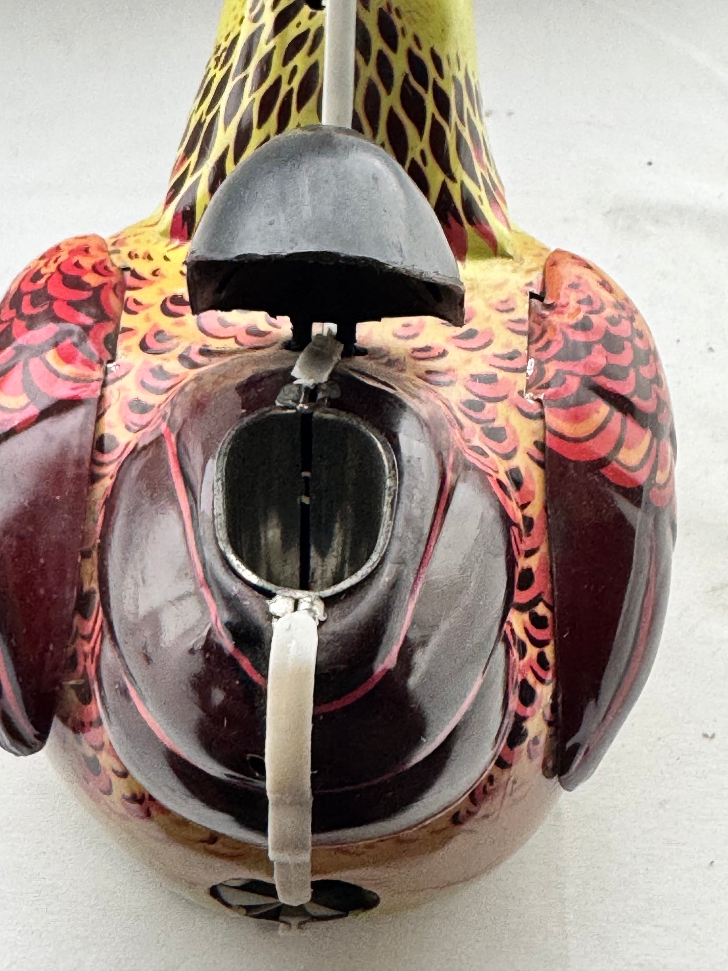 Vintage Tin Toy Hen – Battery-Operated Egg Laying Collectible