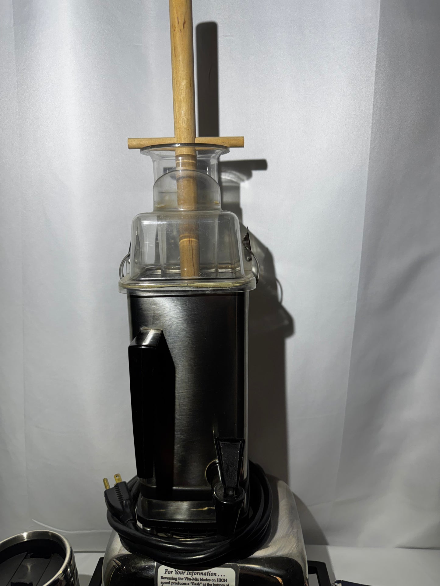 Vintage 1991 Vita-Mix 3600 Maxi-4000 Stainless Steel Blender w/ Spigot & Recipe Book