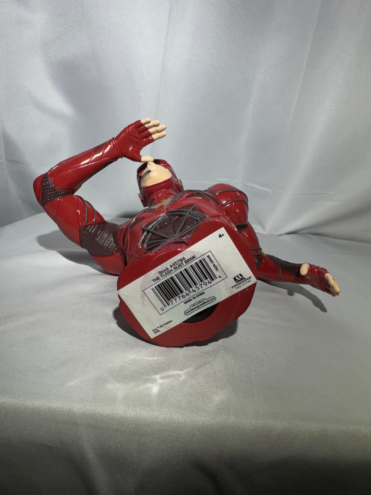 DC Comics The Flash Bust Bank Monogram Direct #45794 PVC Coin Bank w/ Stopper
