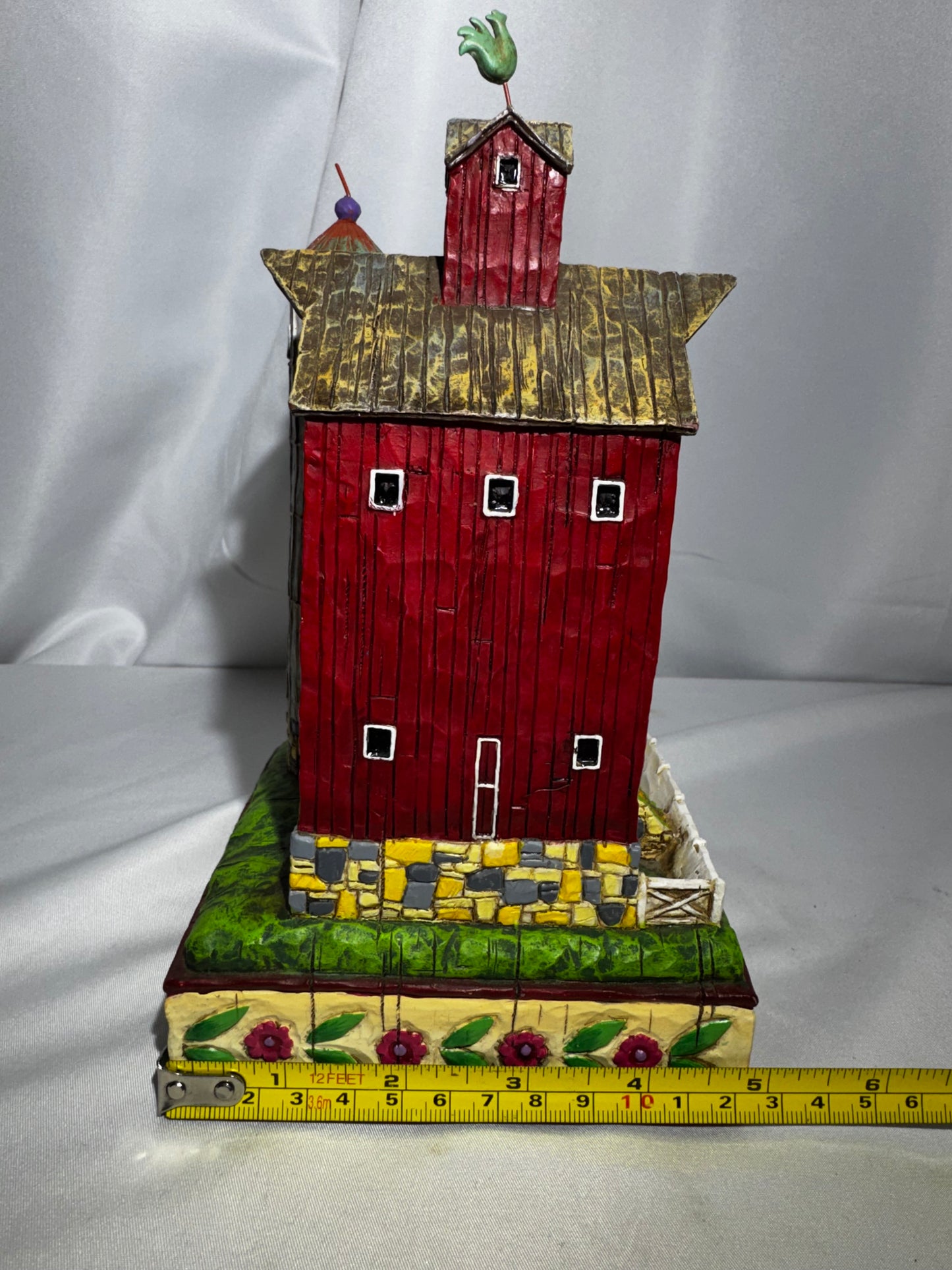 Jim Shore Heartwood Creek “Strength and Plenty” Red Barn Figurine – 2004