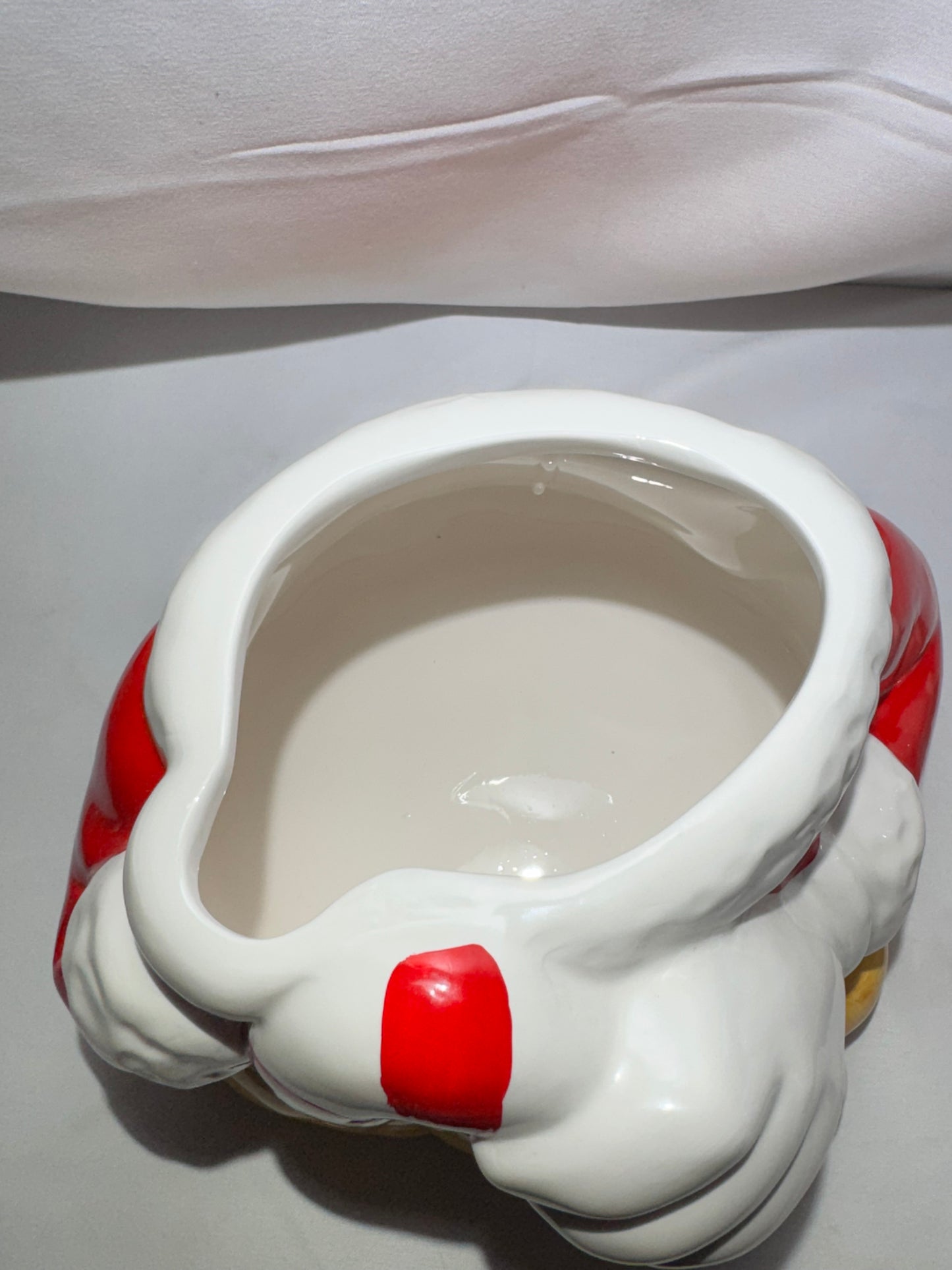 Vintage 1993 Looney Tunes Bugs Bunny Santa Cookie Jar Warner Brothers Christmas