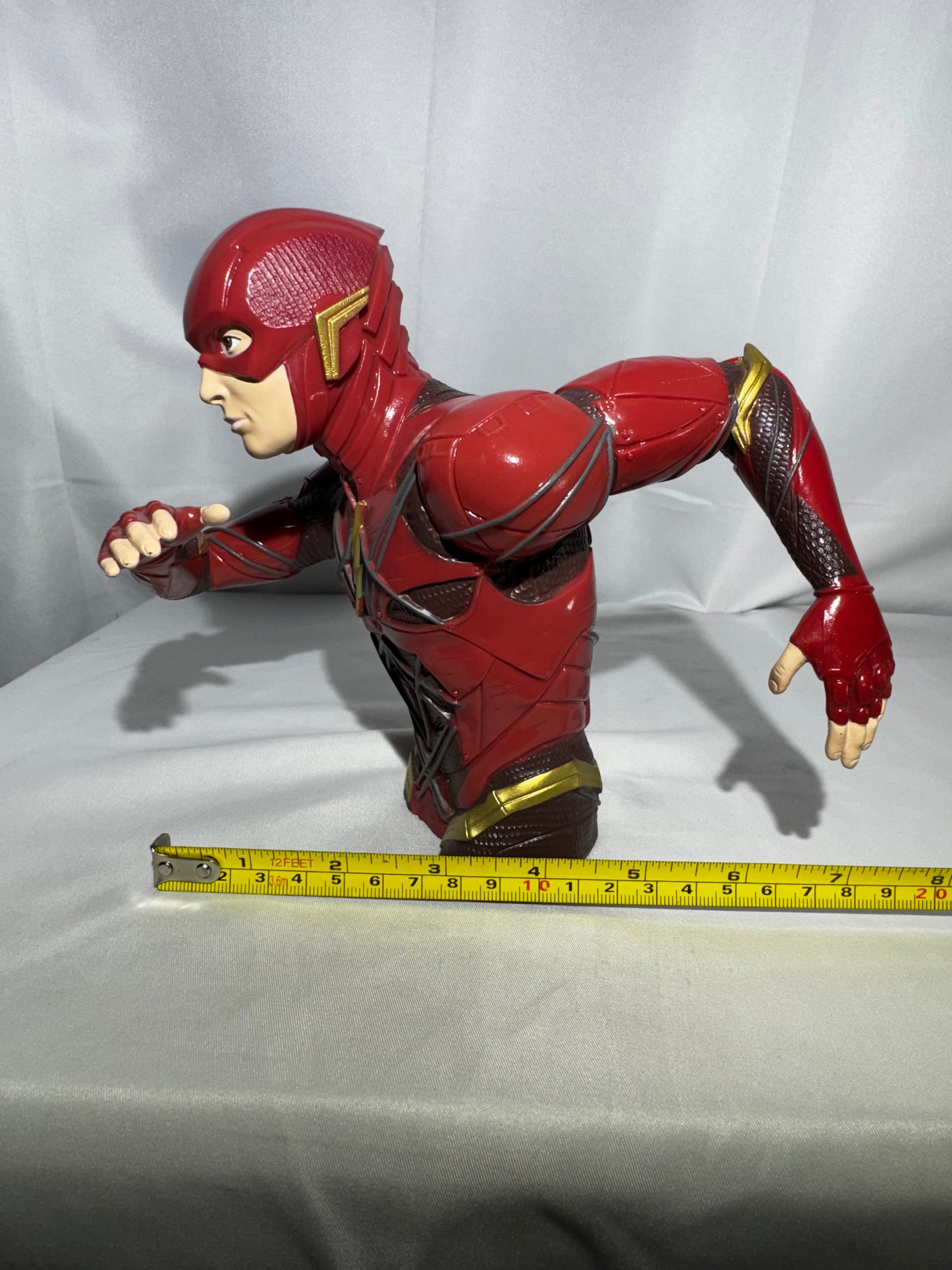 DC Comics The Flash Bust Bank Monogram Direct #45794 PVC Coin Bank w/ Stopper