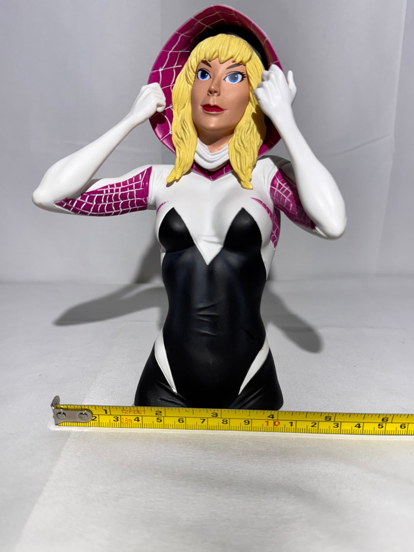 Spider-Gwen Unmasked “PX” Bust Bank – Stock #68491 – Marvel