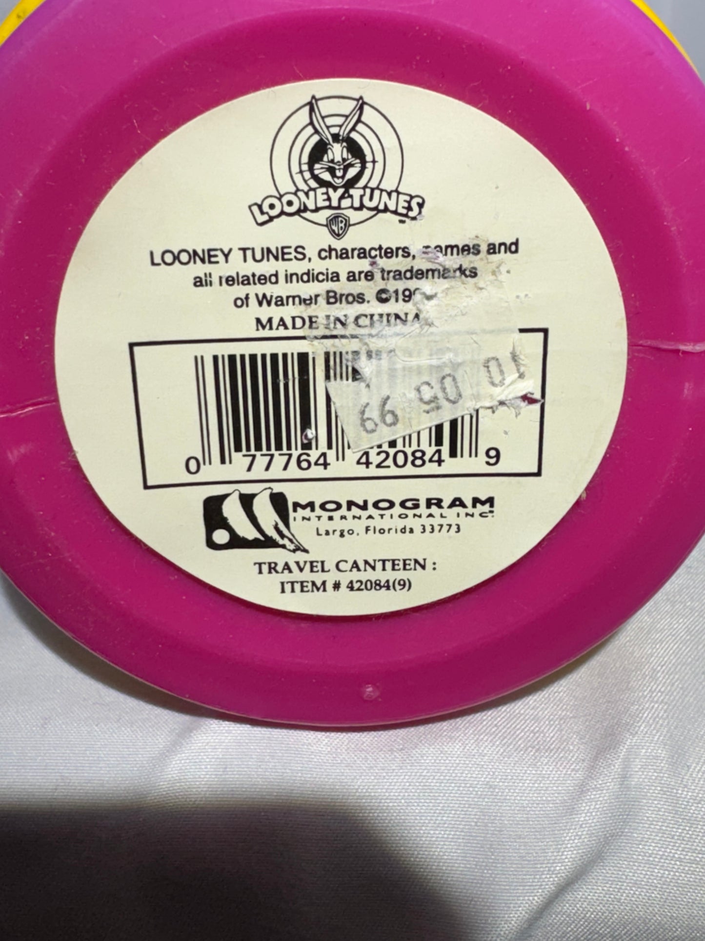 Vintage Looney Tunes Travel Canteen / Tumbler – Unopened – Warner Bros.