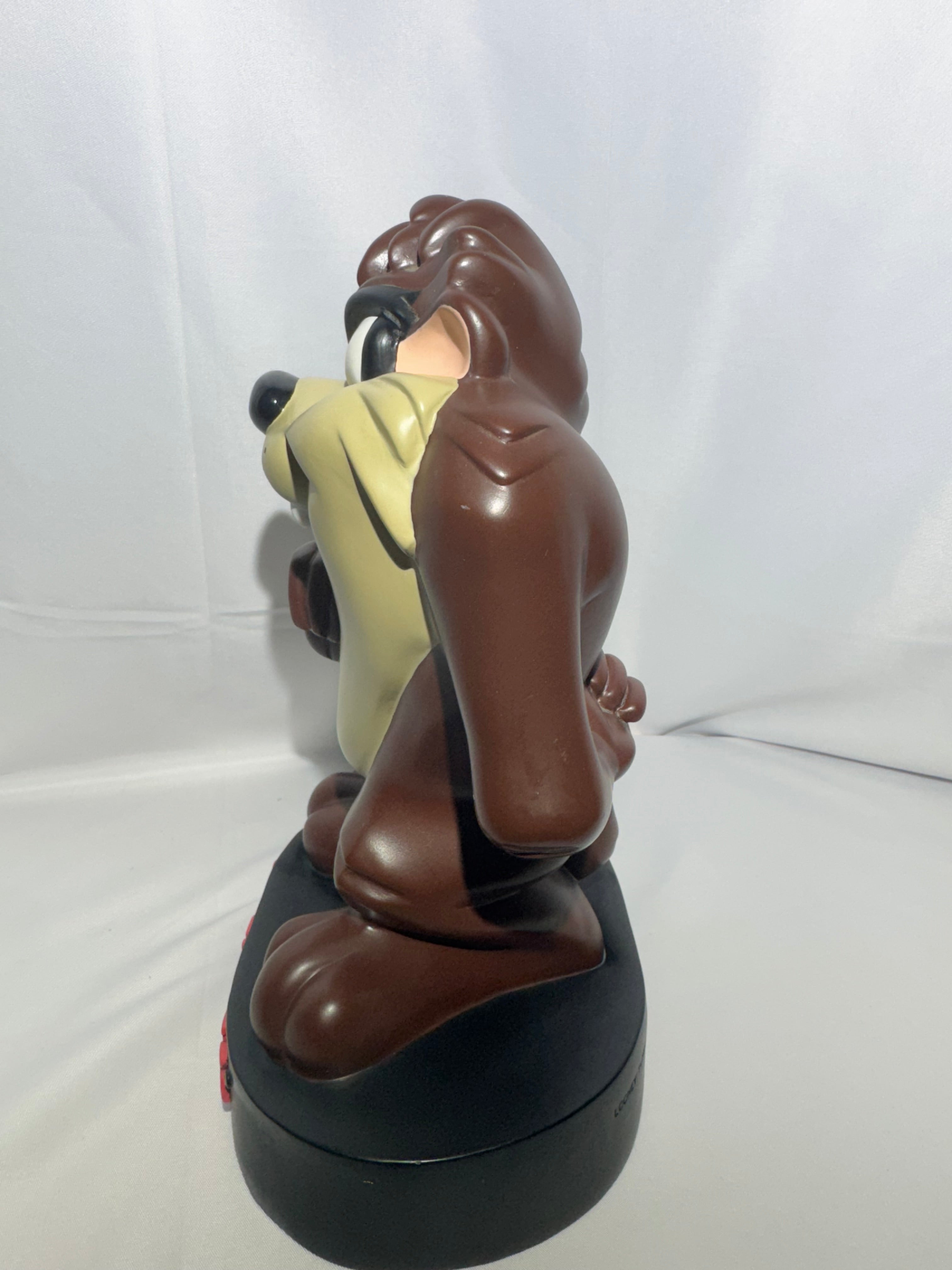 Vintage 1997 Warner Bros. Looney Tunes Taz Coin Bank – Six Flags