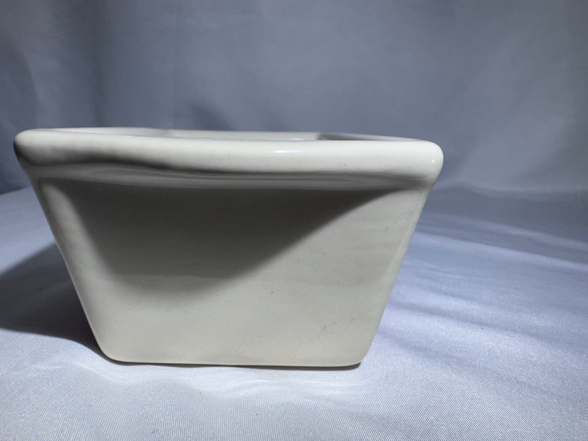Century Seasons Greetings Christmas Snowman Ceramic Mini Loaf Baking Pan Holiday