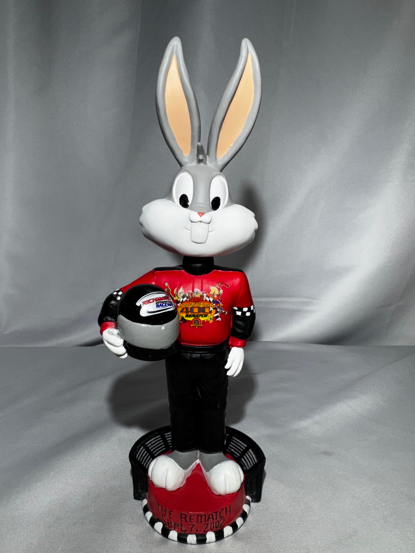 2002 Limited Edition Bugs Bunny Monte Carlo 400 Bobblehead #273/15,000 NASCAR ￼