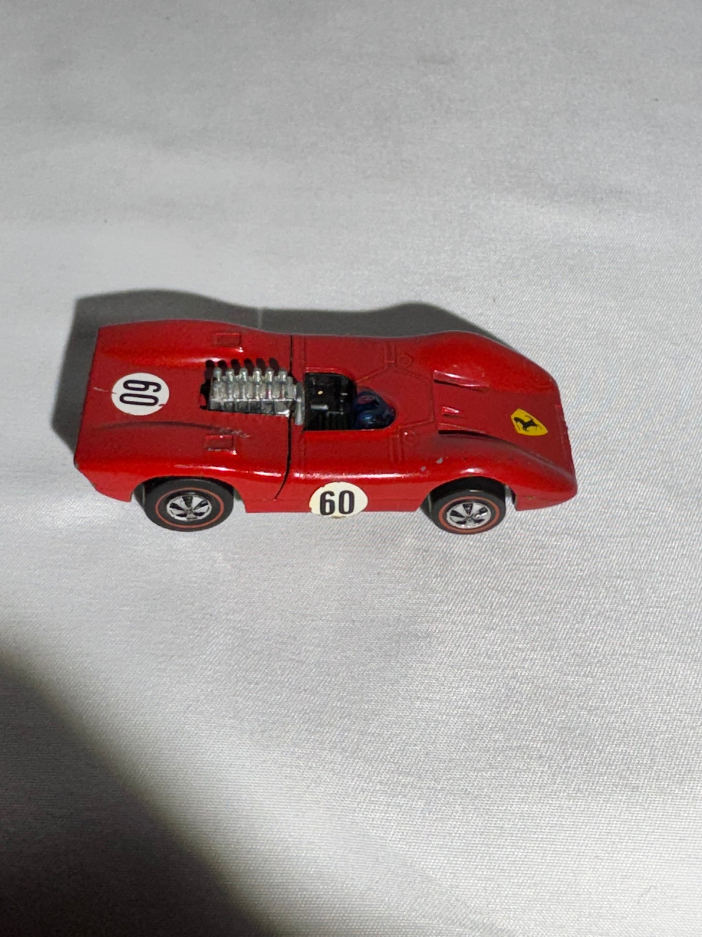 Hot Wheels Redline Ferrari 312P (1969) – Mattel, Hong Kong – US & Foreign Patent Pending