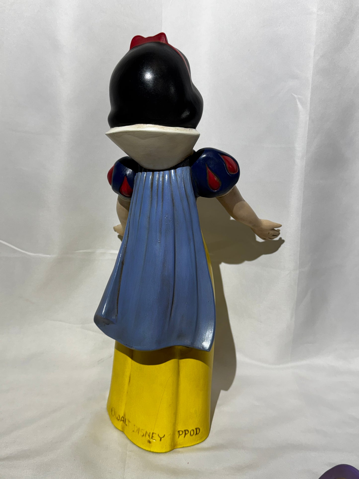 Vintage Walt Disney Prod Snow White & 7 Dwarfs XL Ceramic Set 16” Complete