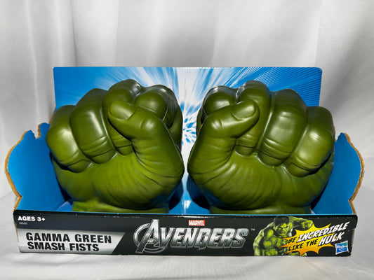 Hasbro Marvel Avengers Hulk Gamma Smash Fists Role Play Toy w/ Original Box Foam