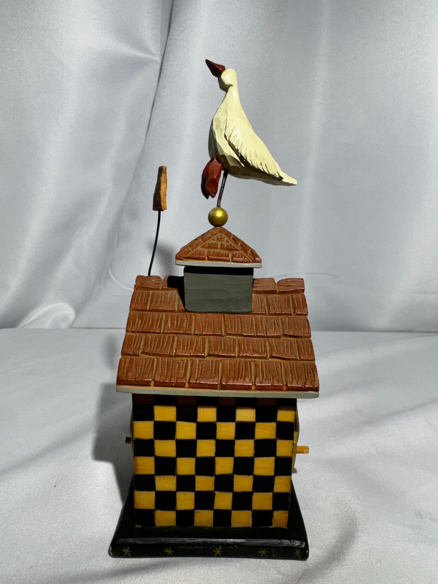 Williraye Studio WW4206 Birdhouse Figurine – Retired 1999 Folk Art Collectible