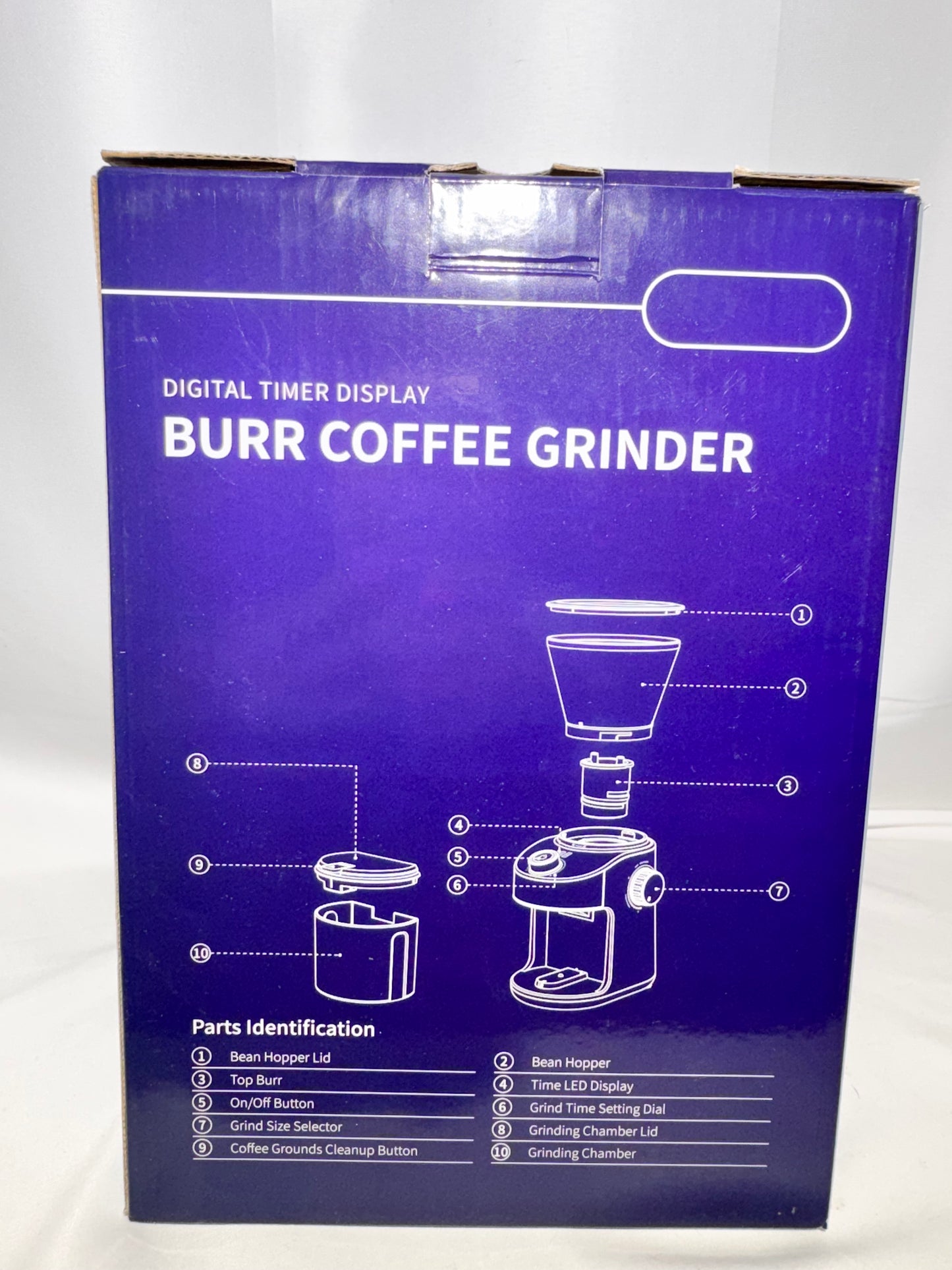 Shardor Electric Burr Coffee Grinder – Model CG836B (Previously Owned)