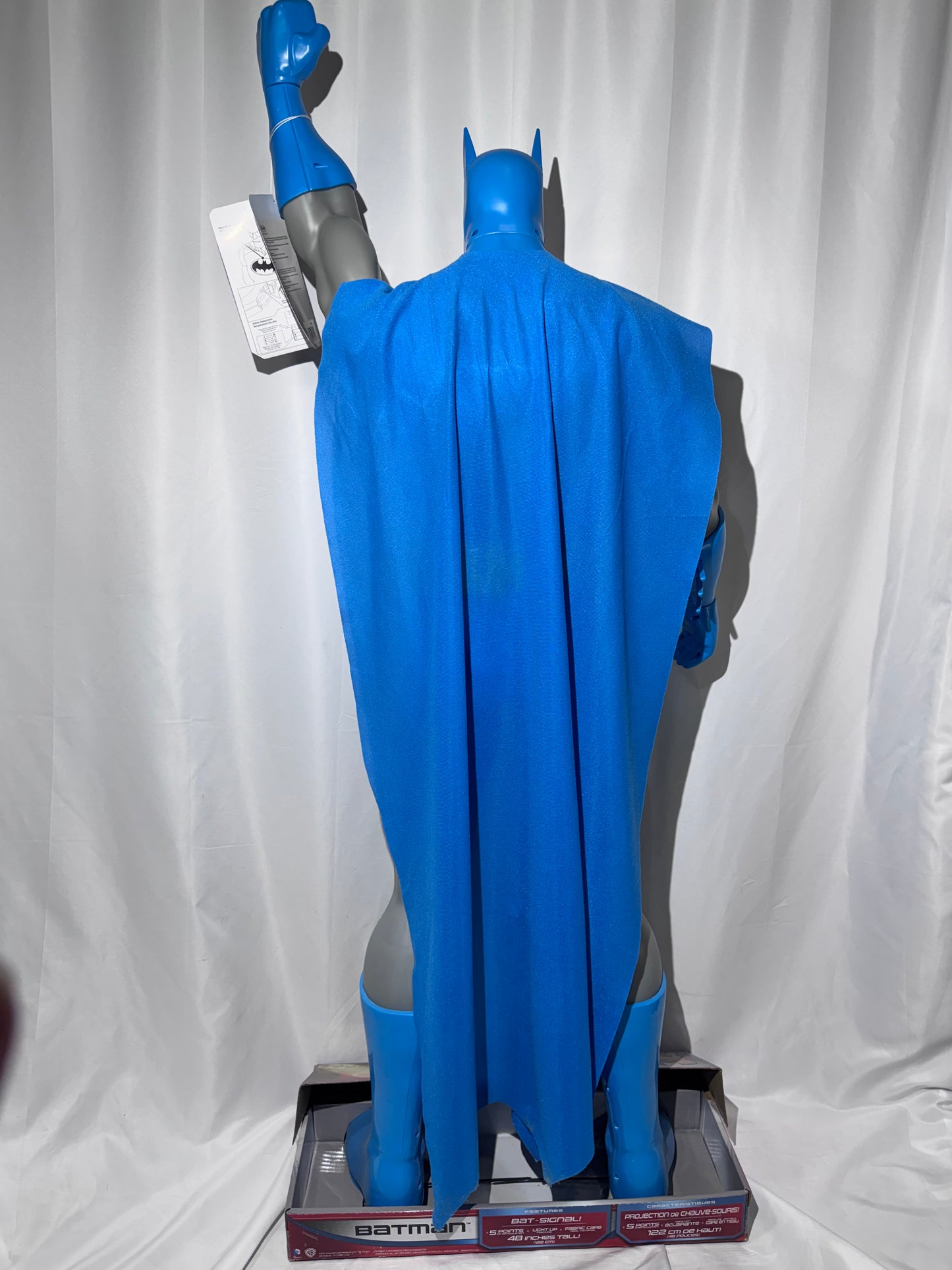 48” JAKKS Pacific DC Comics Big-Figs Batman – Giant Action Figure – Light-Up Bat-Signal – NOS