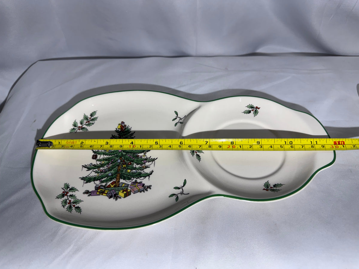 Vintage Spode Christmas Tree Tea & Toast Set – Original Box – Missing Mug