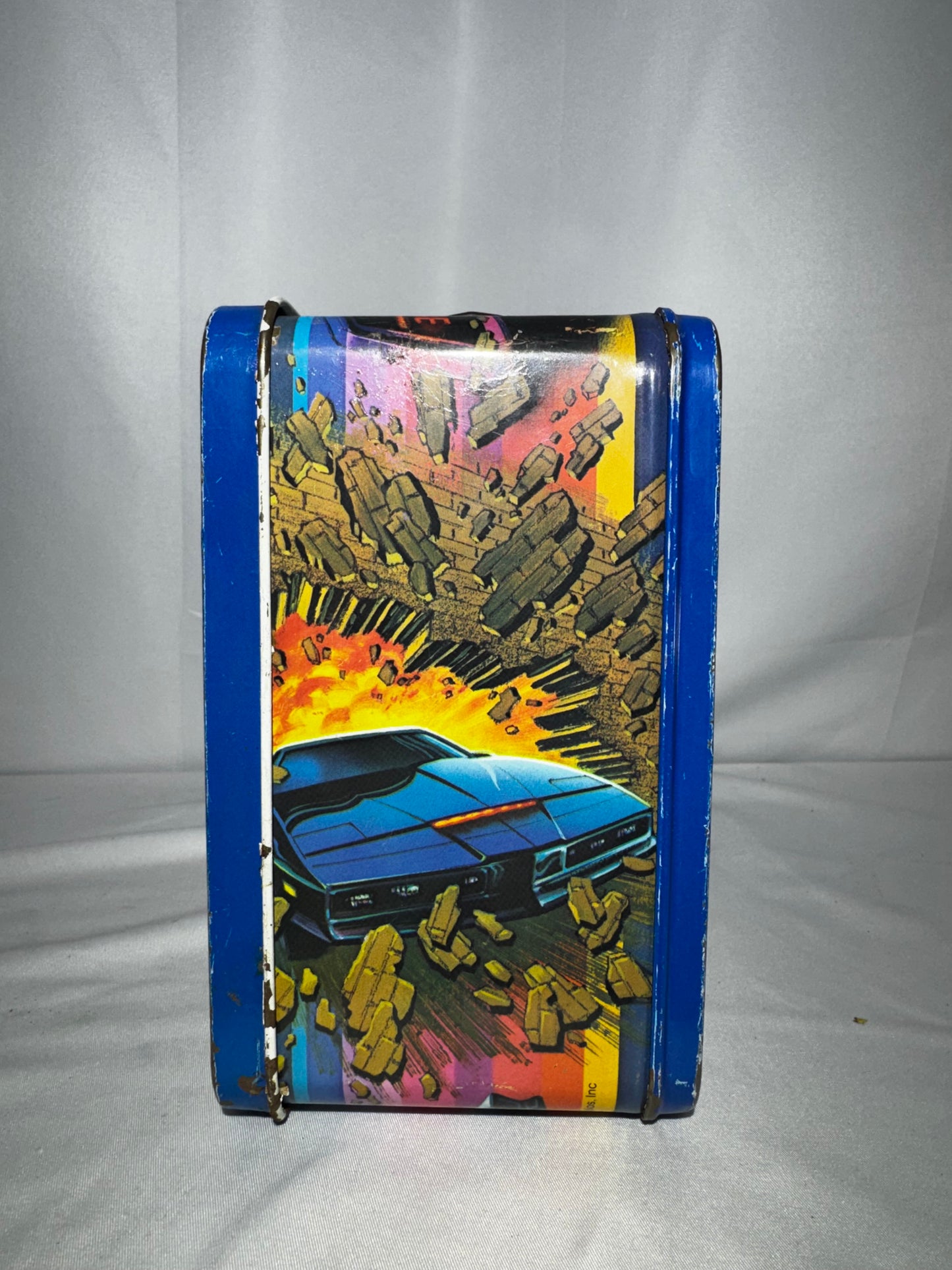 Vintage 1983 Knight Rider Metal Lunchbox – Thermos – David Hasselhoff & KITT