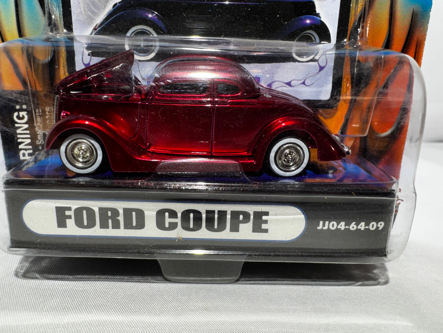 Muscle Machines Jesse James West Coast Choppers Ford Coupe Red 1:64 Diecast JJ04-64-09
