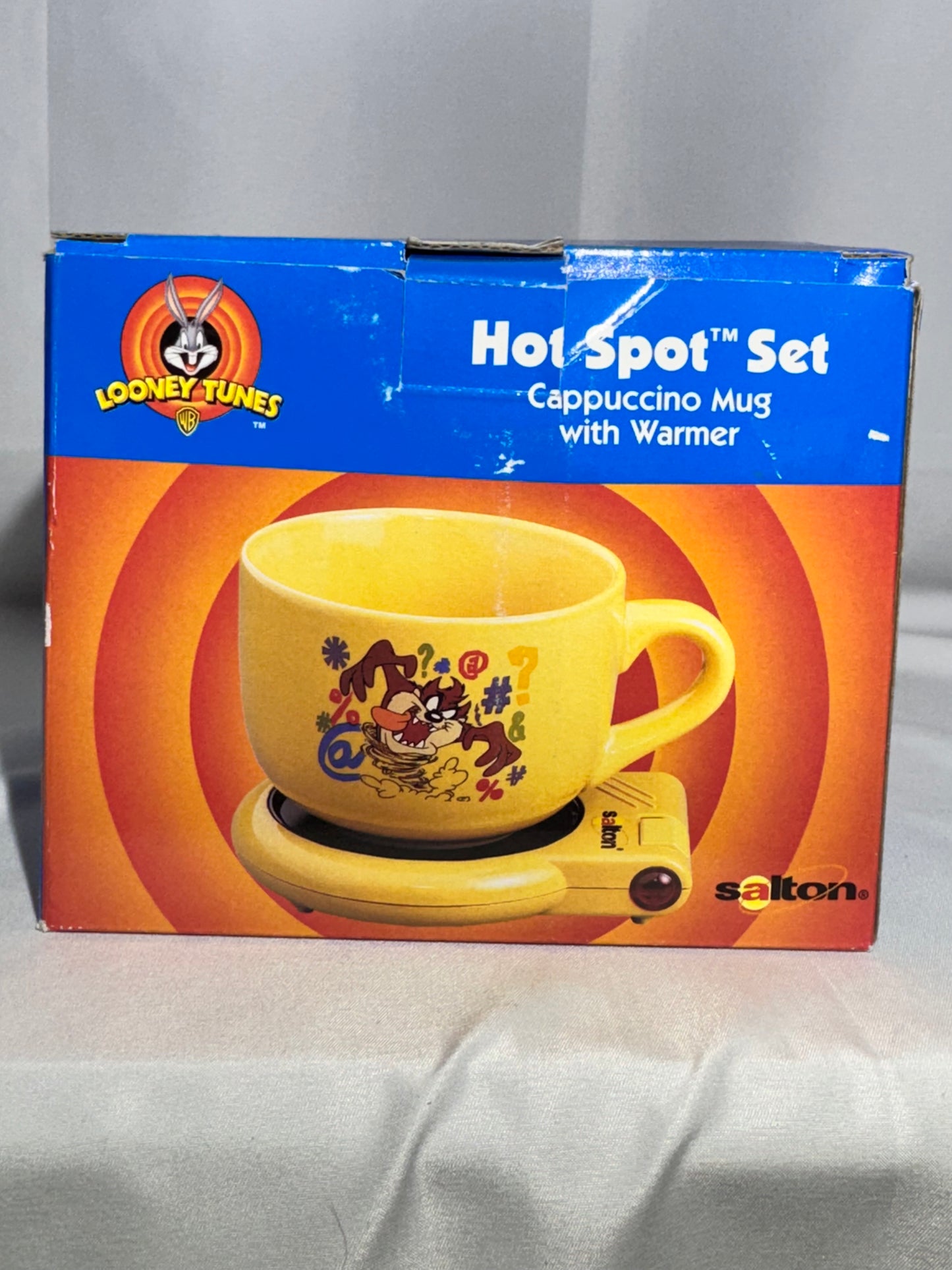 Warner Bros. Hot Spot Cappuccino Mug & Warmer Set – 1999 – Original Box