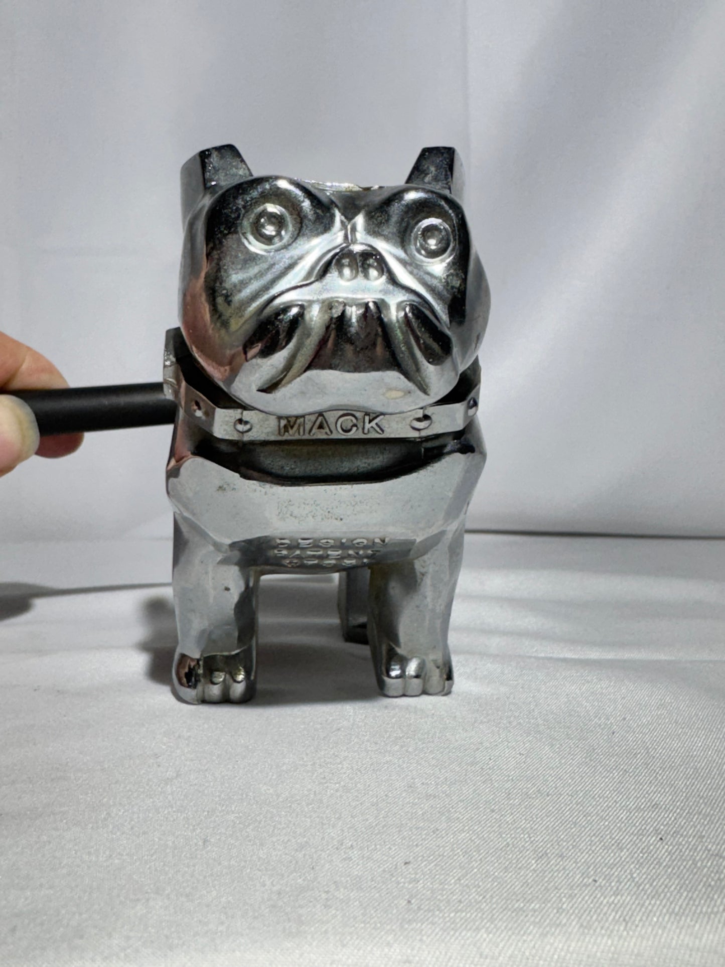 Vintage Mack Truck Bulldog Hood Ornament – Solid Metal – Design Patent 67931