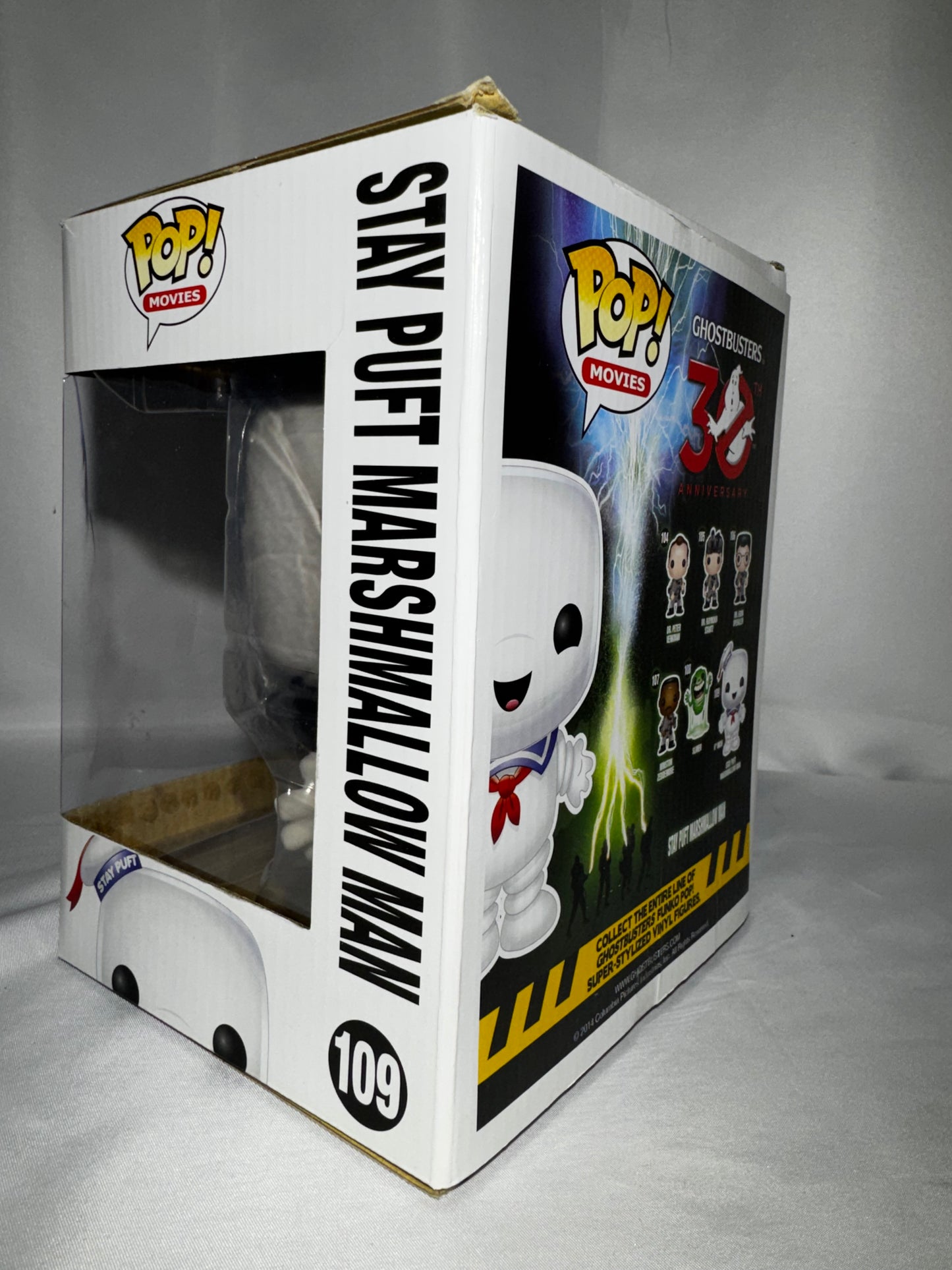 Funko POP! Movies Ghostbusters Stay Puft Marshmallow Man #109 6” Vinyl Figure Vaulted
