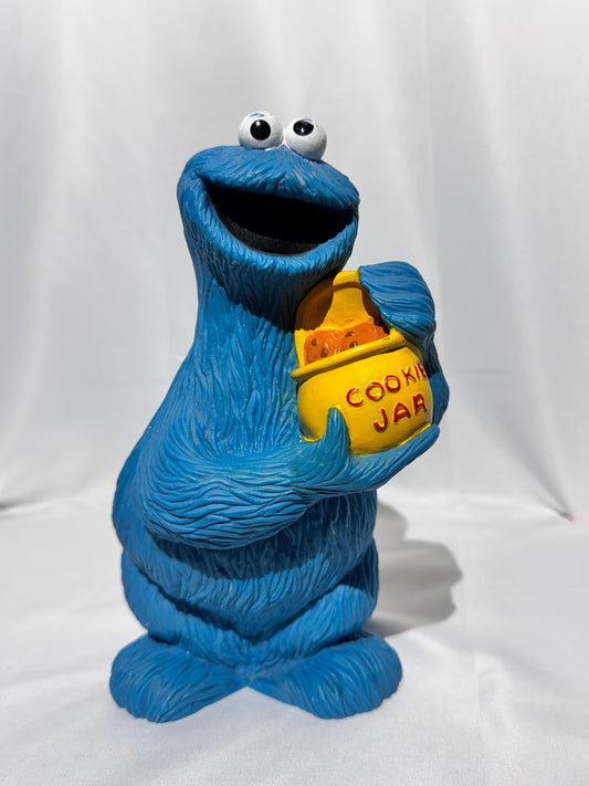 Sesame Street Cookie Monster Vinyl Piggy Bank w/ Cookie Jar – Muppets Inc.