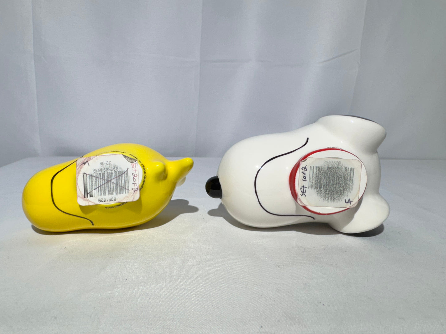 Snoopy & Woodstock Salt and Pepper Shaker Set – With Stoppers & Original Box