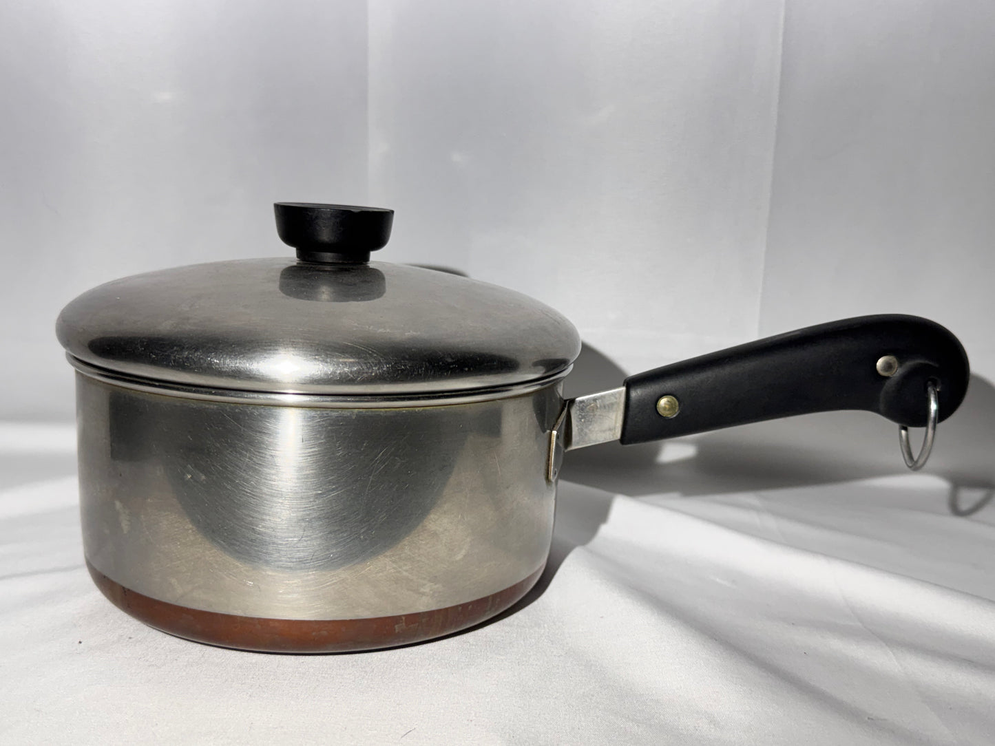 Vintage Revere Ware Copper Bottom Cookware Set – 10 Pieces w/ Lids | Bakelite Handles