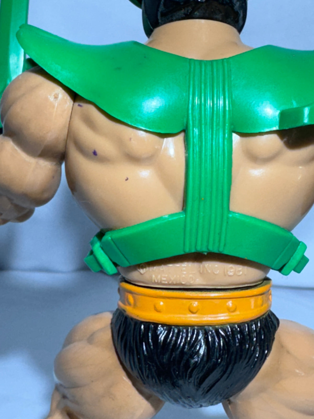 Vintage 1980s Mattel Masters of the Universe Tri-Klops Action Figure w/ Green Armor & Sword
